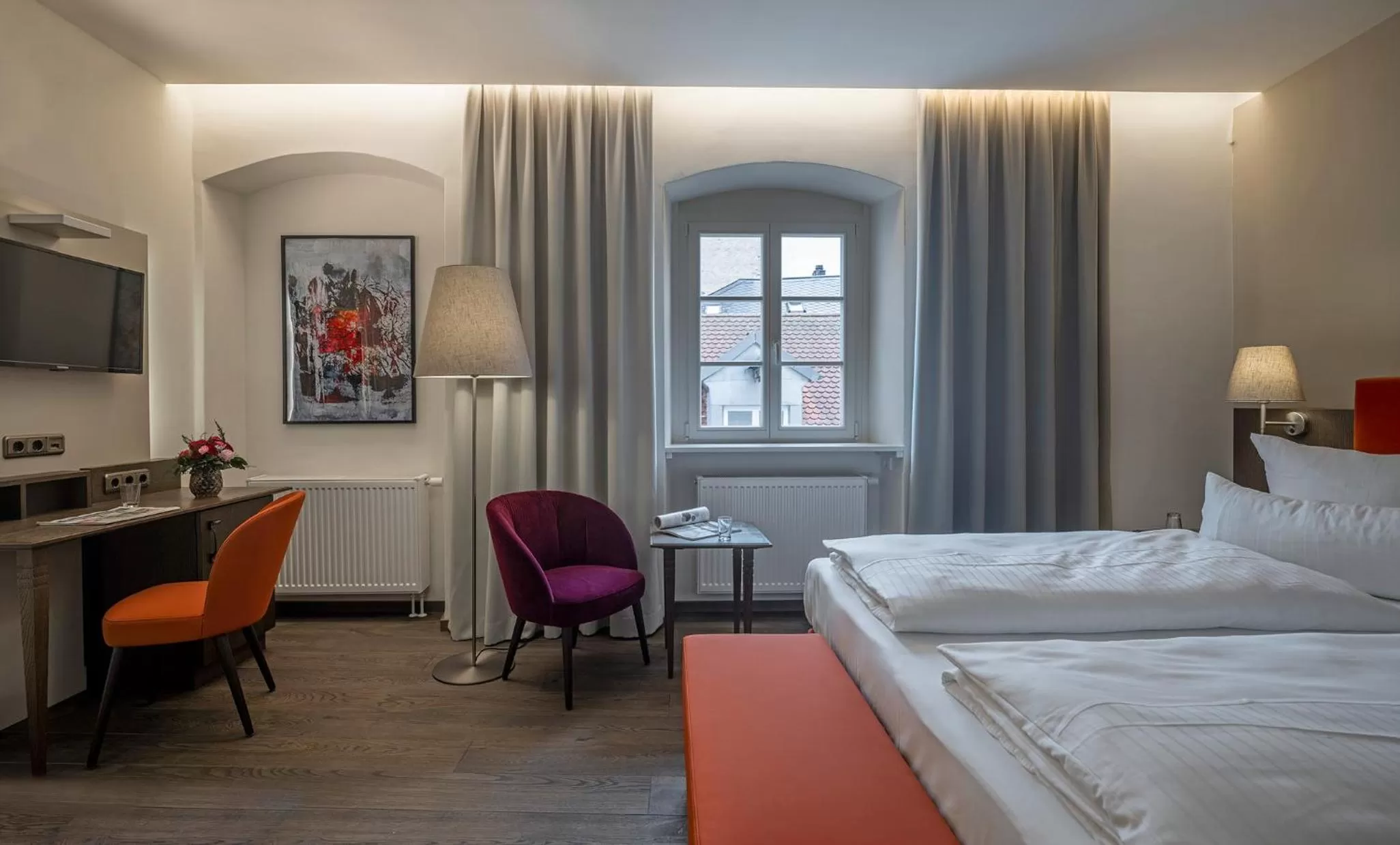 Photo of the whole room, Bed in Altstadthotel der Patrizier