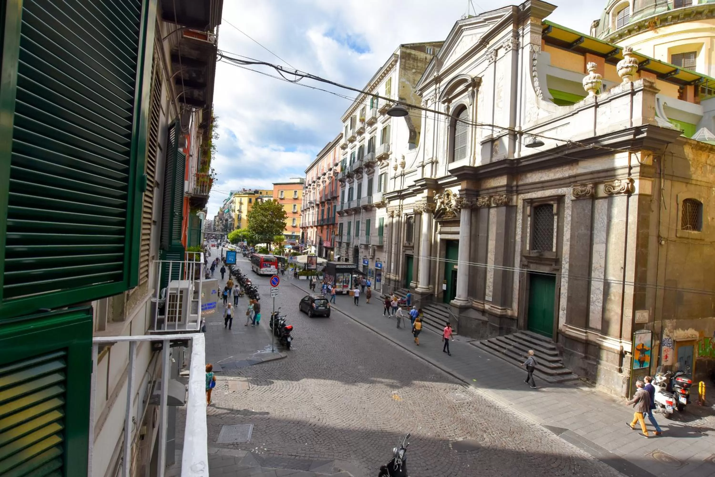 City view in Domus Borbonica