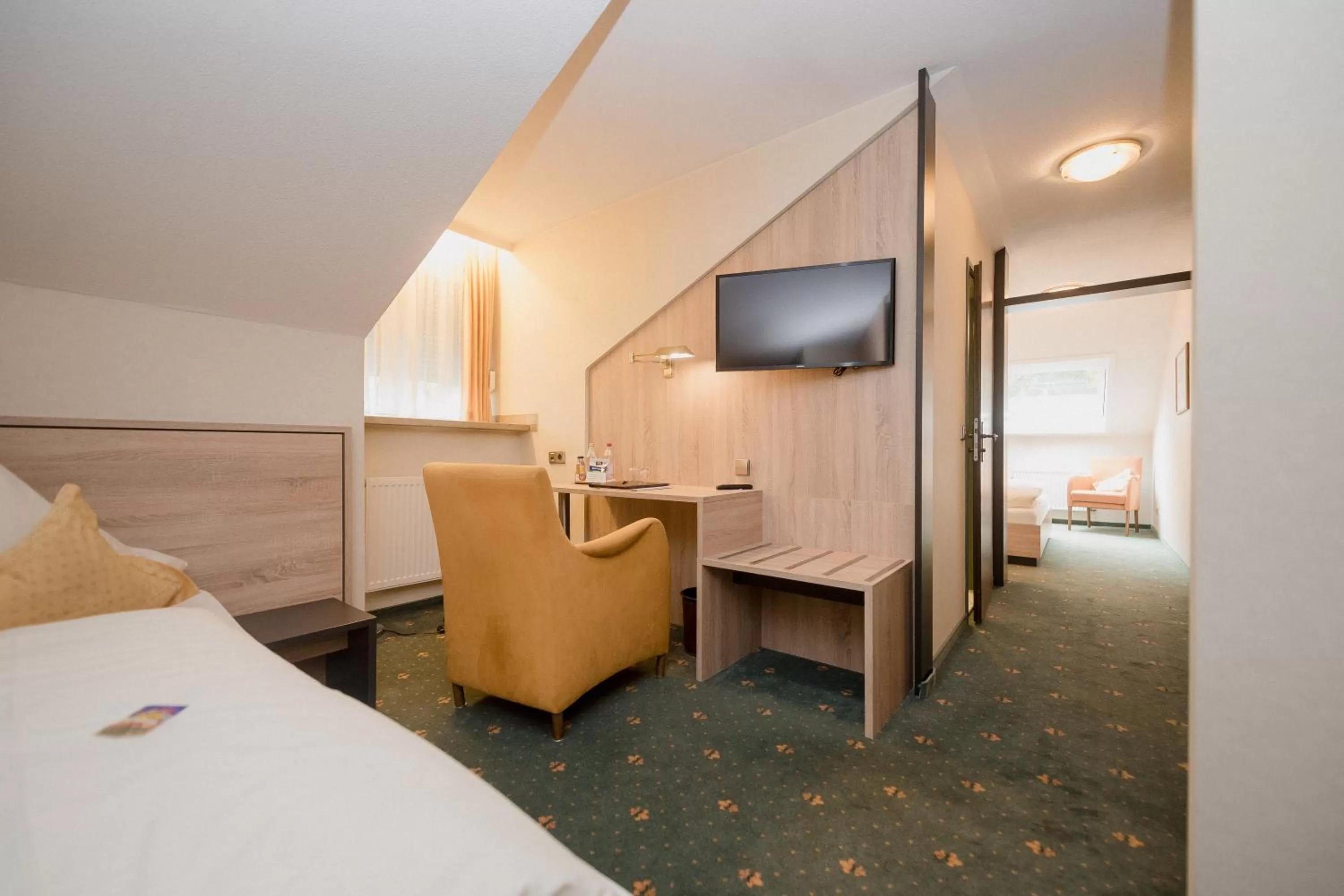 TV and multimedia, Bed in Hotel am Schloss