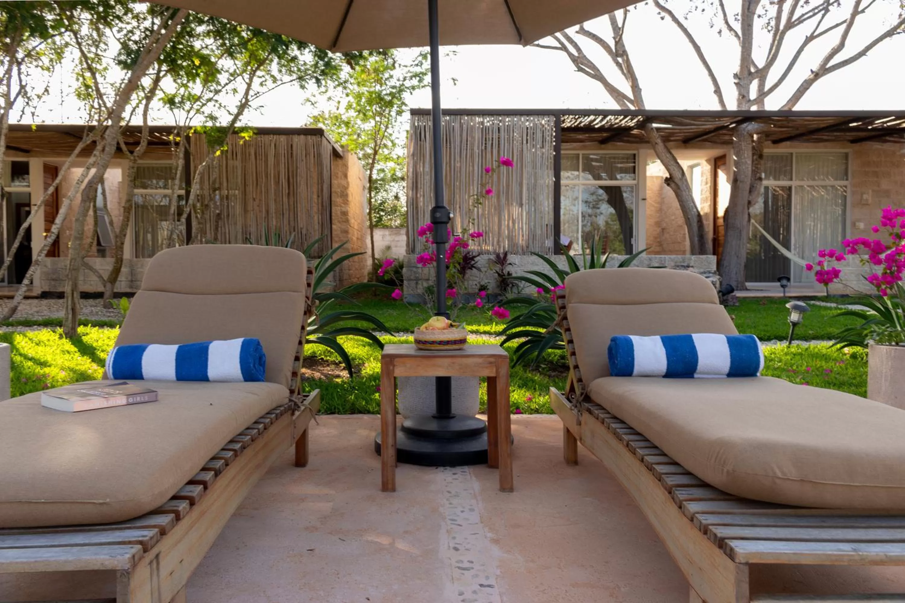 Patio in Hotel Casa de Campo Conkal Merida