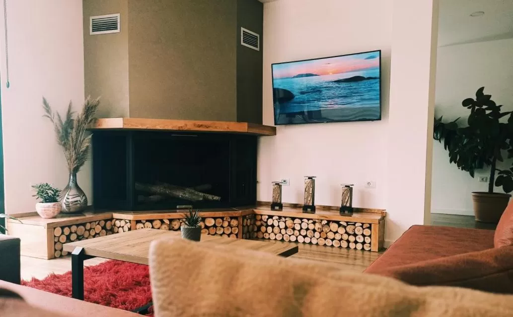 Property building, TV/Entertainment Center in Grand Hotel Pogradec