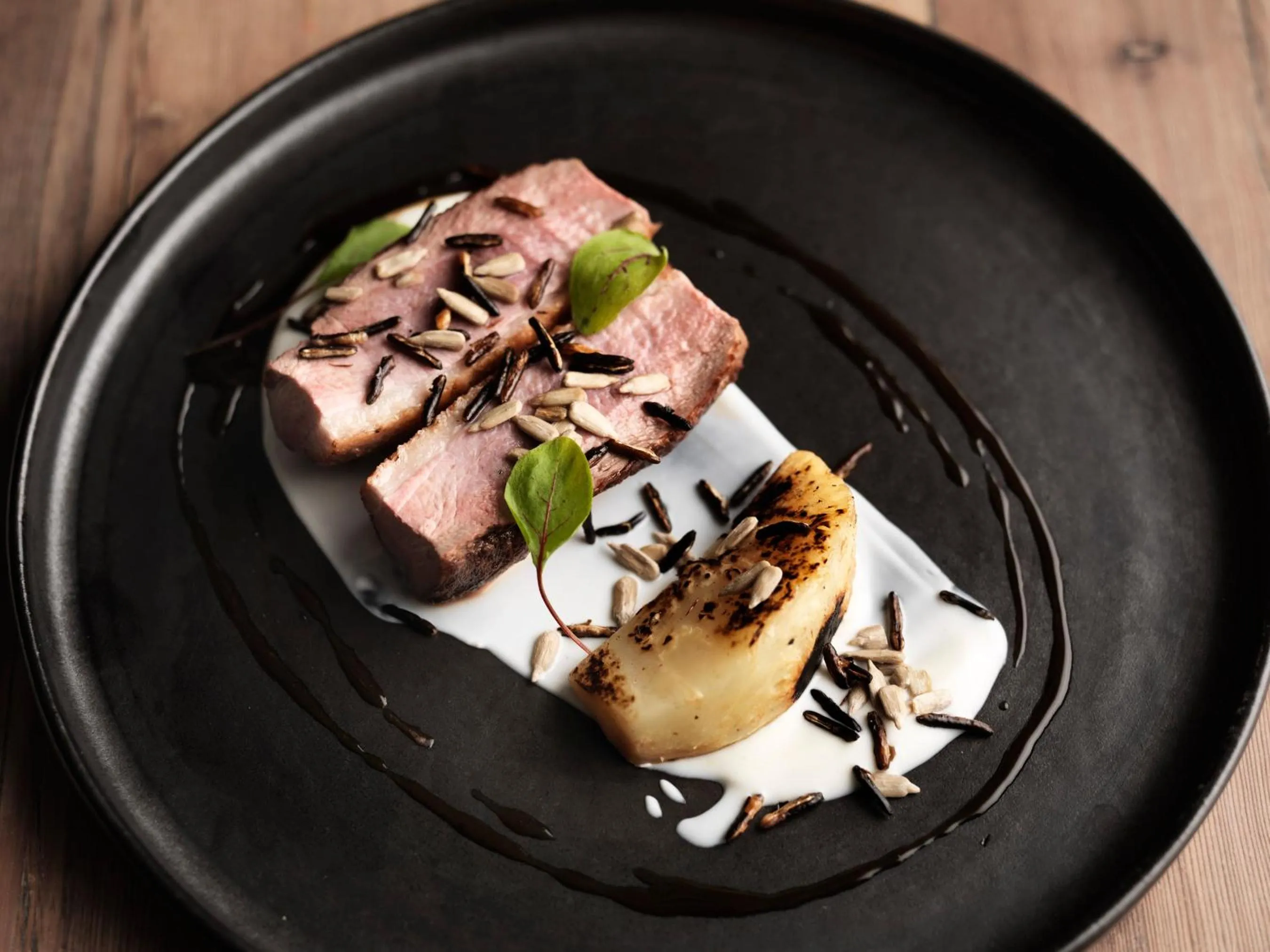 Food close-up in The Crown