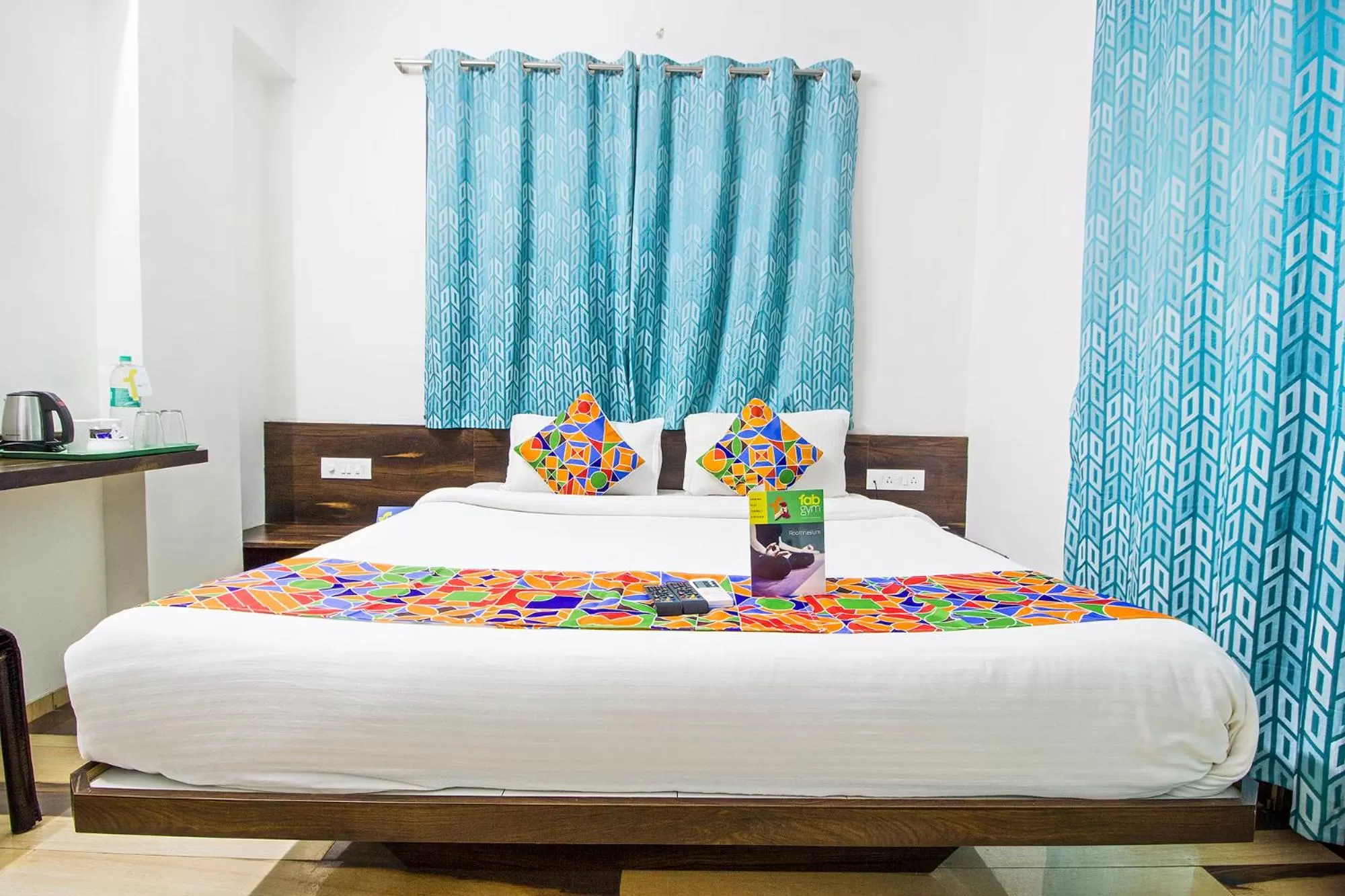 Bedroom, Bed in FabHotel Pruthamesh Pride