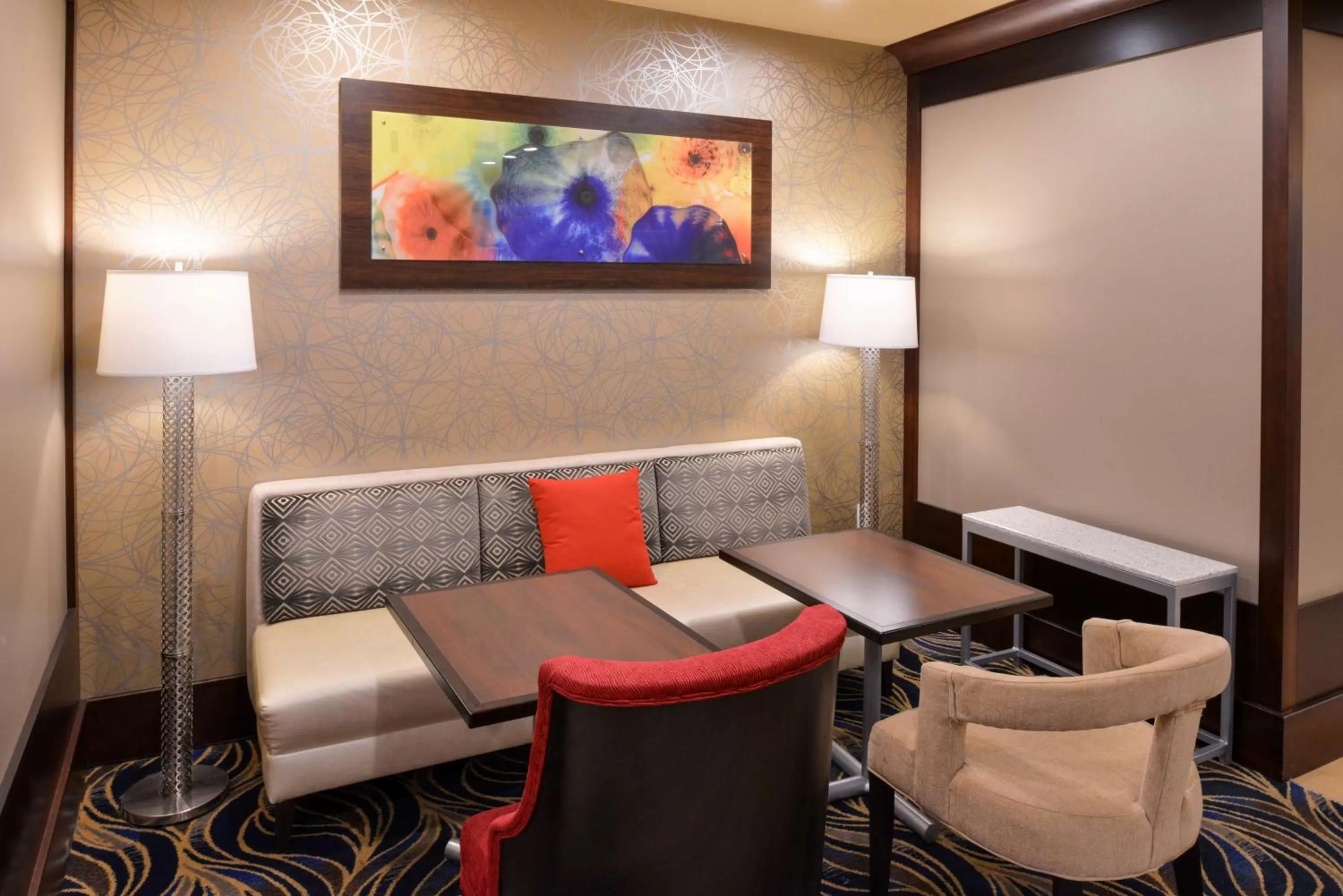 Lobby or reception in Hampton Inn Rome