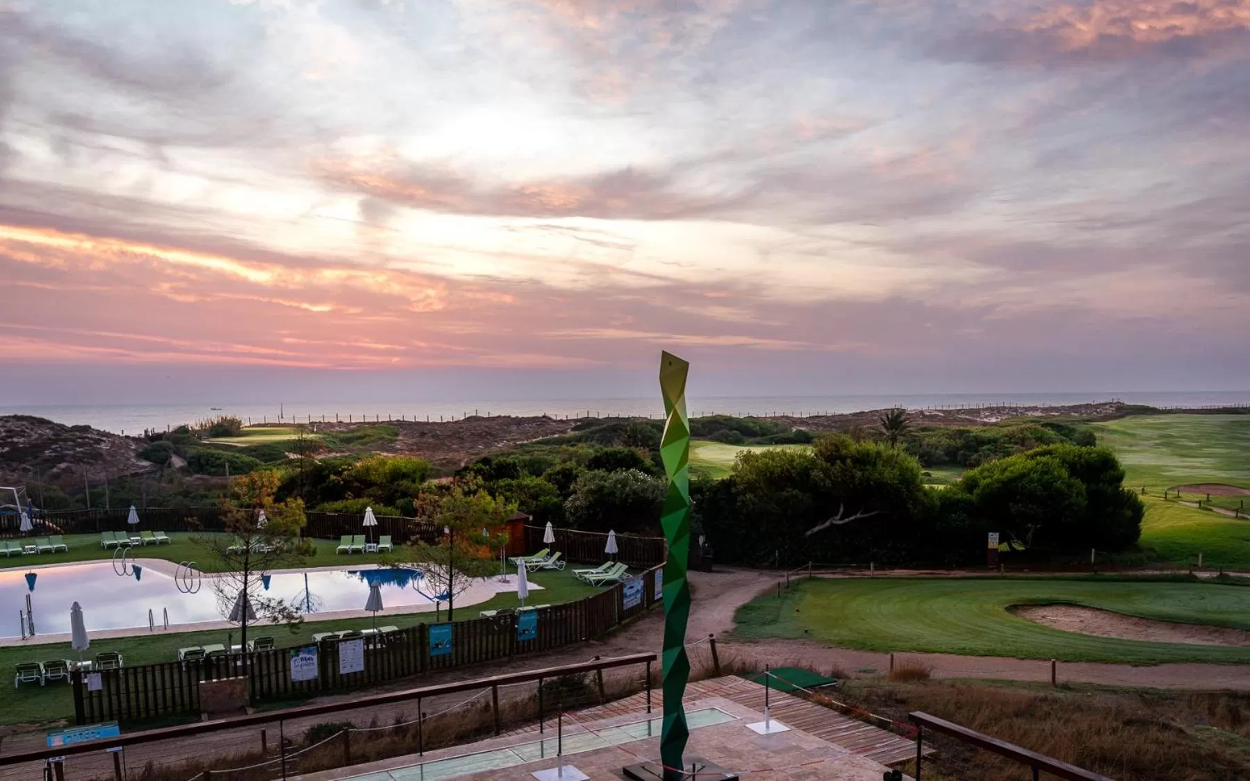 Pool view in Parador de El Saler