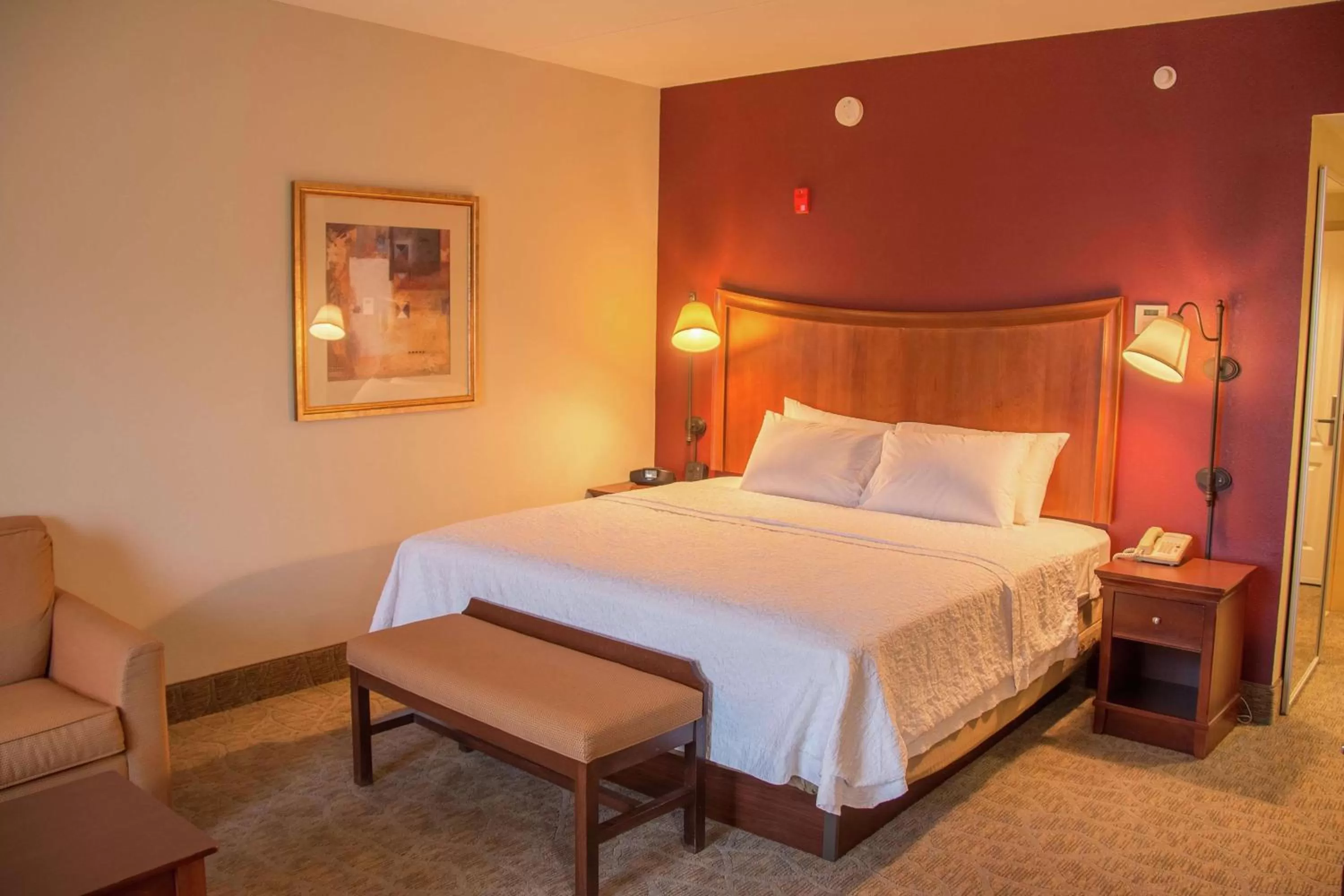 Living room, Bed in Hampton Inn Murphy