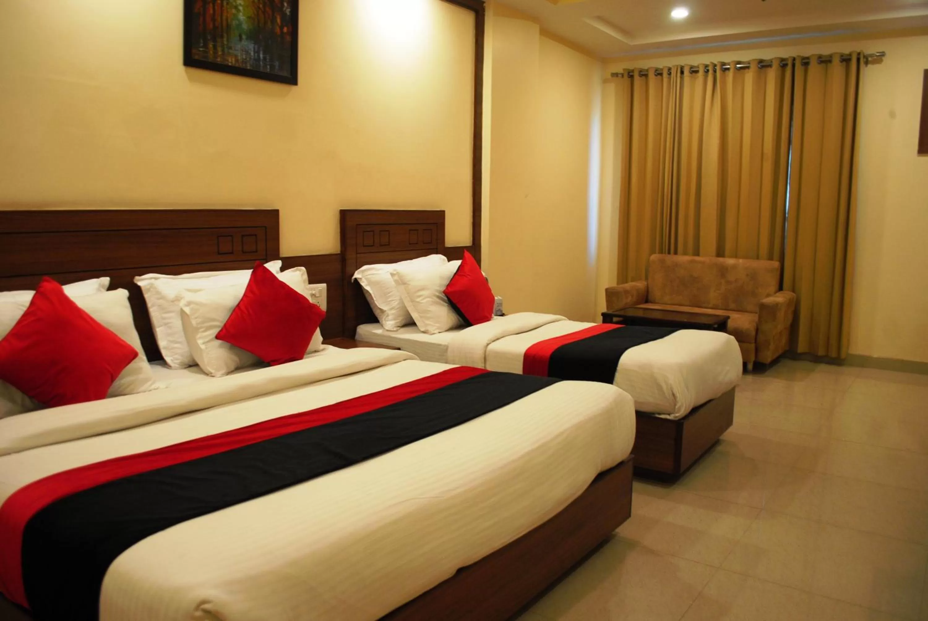 Bedroom, Bed in Hotel The Vaishno Devi Hills