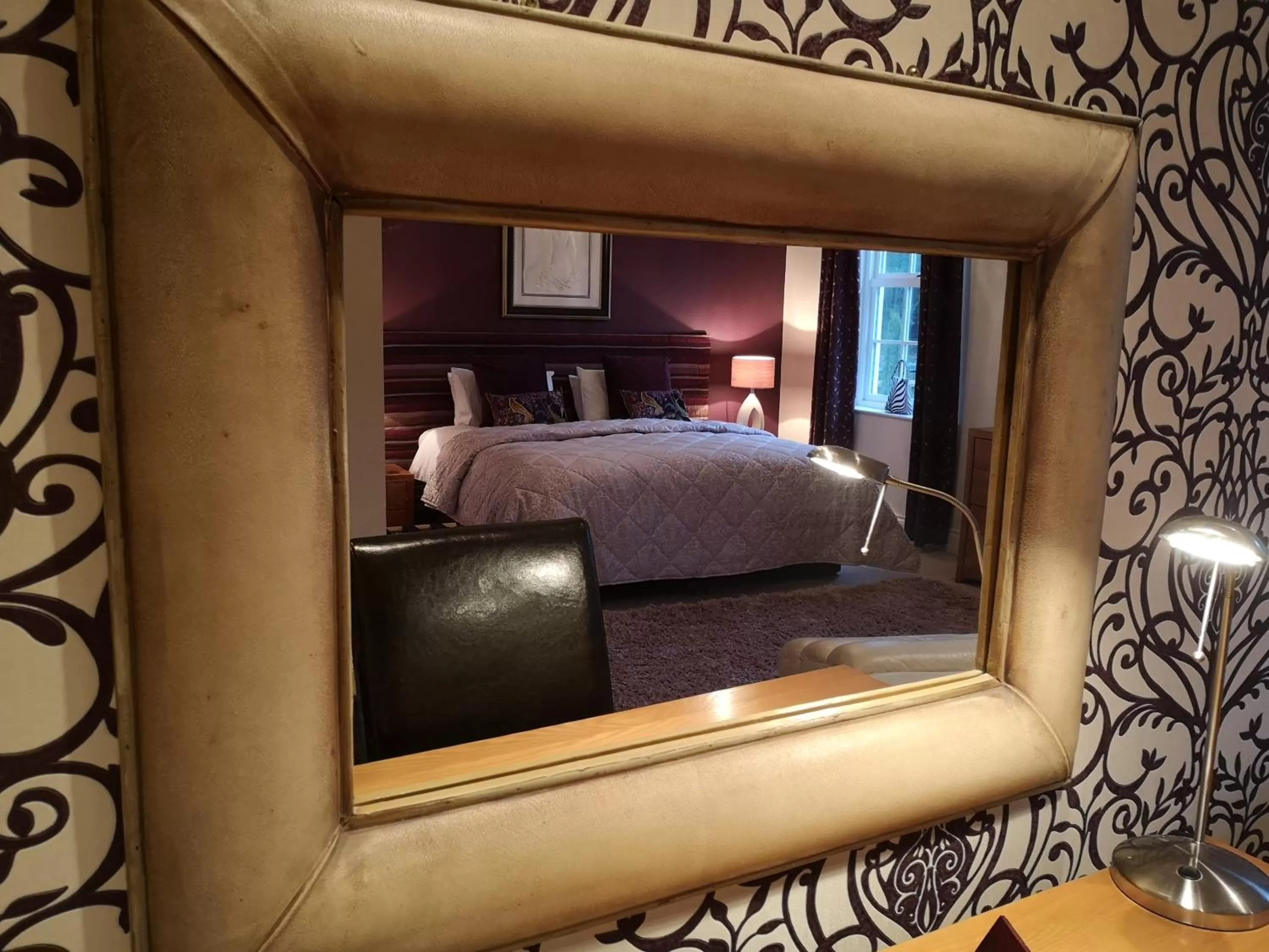 Bedroom, Bed in Glangwili Mansion - Luxury 5 star Bed & Breakfast