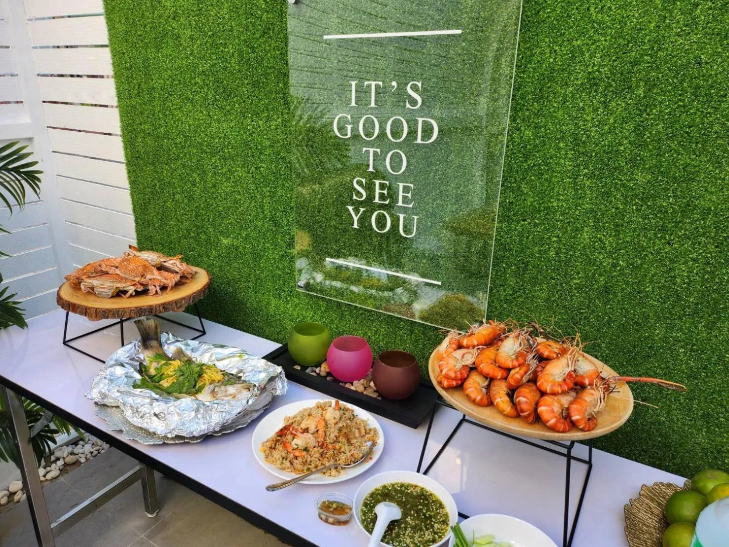 Food and drinks in Sun Marina Cha-Am