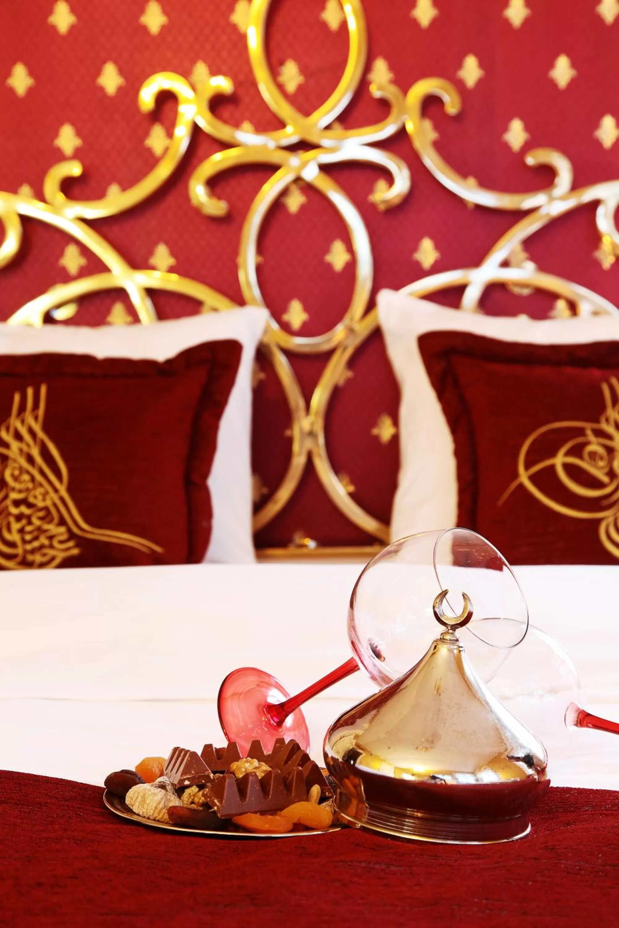 Bed in Sultan Tughra Hotel