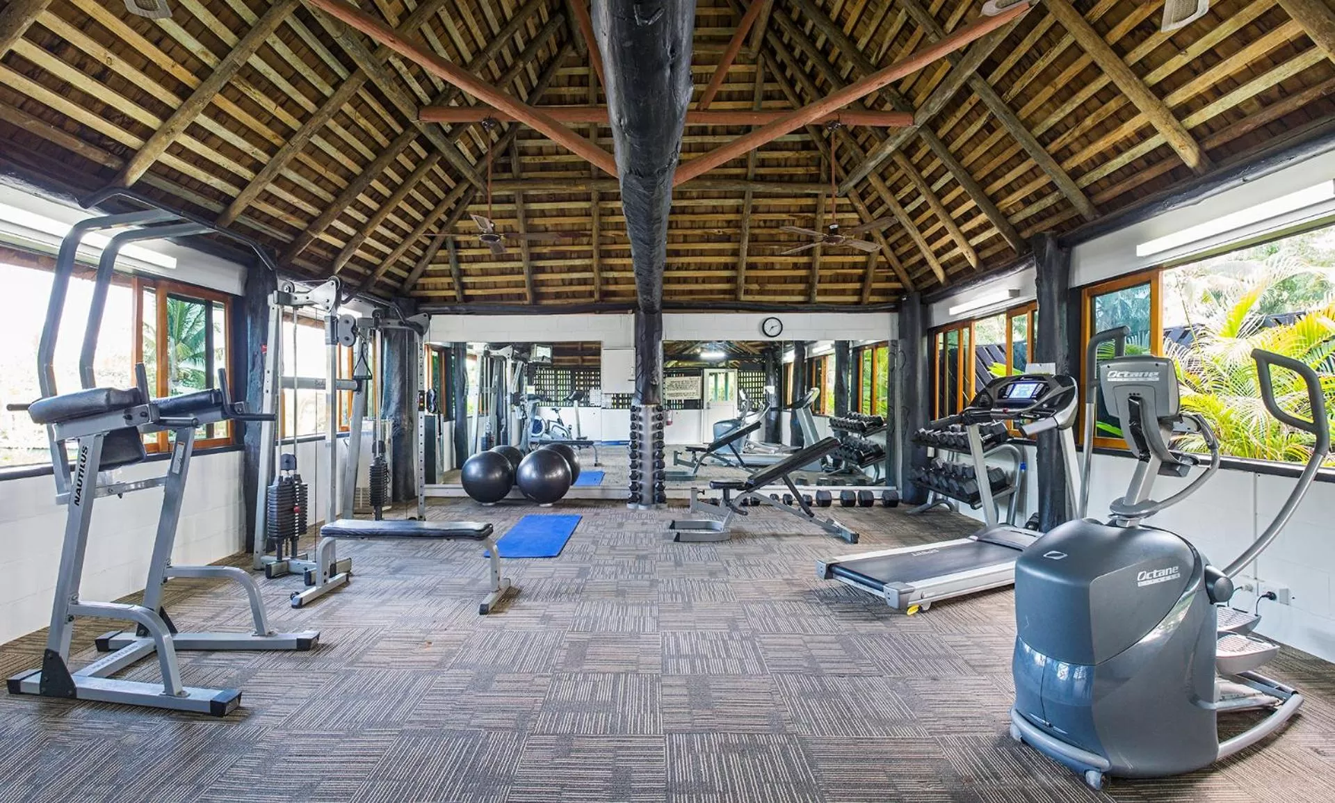 Fitness centre/facilities in Tanoa International Hotel