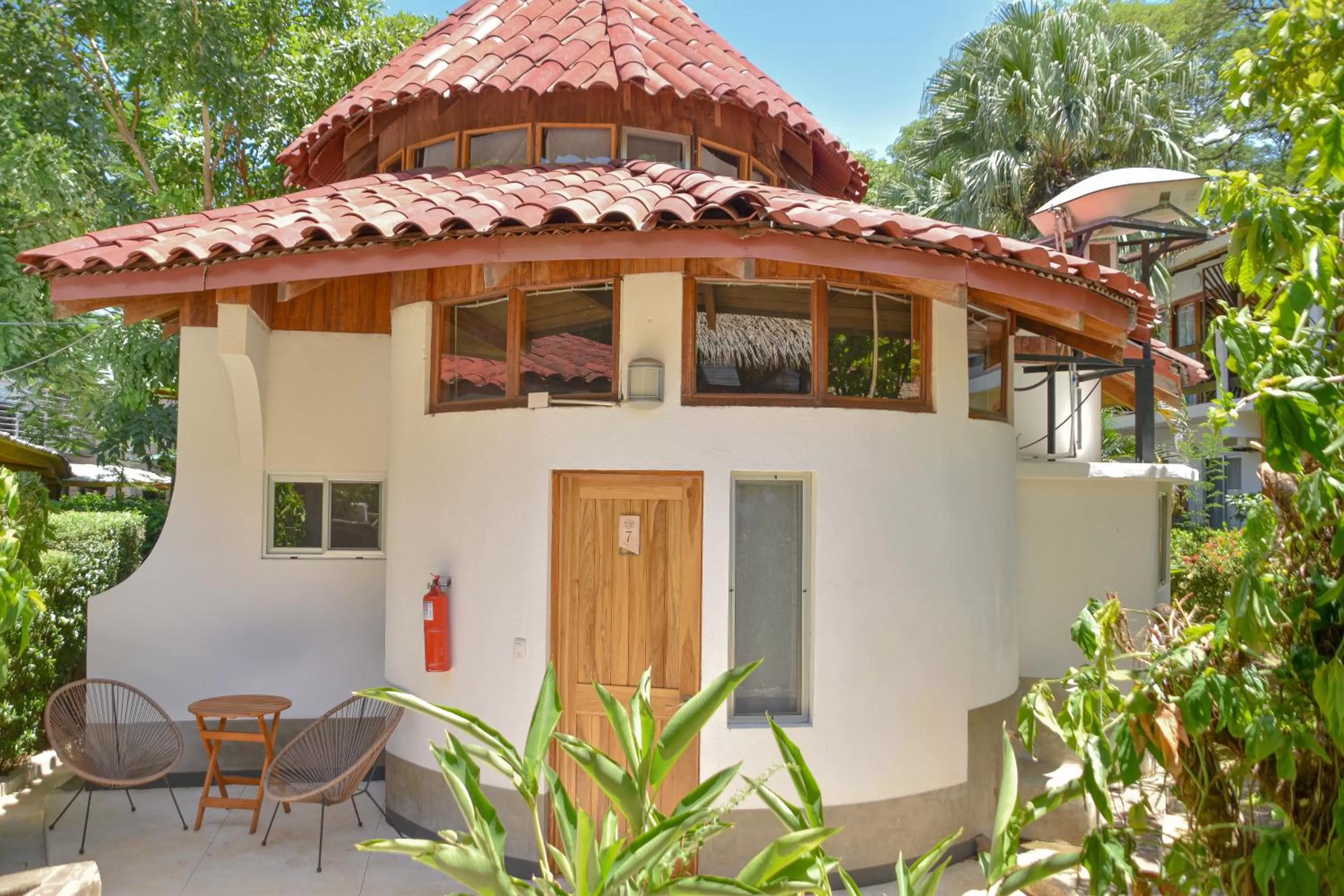 Garden view in Hotel Luna Llena