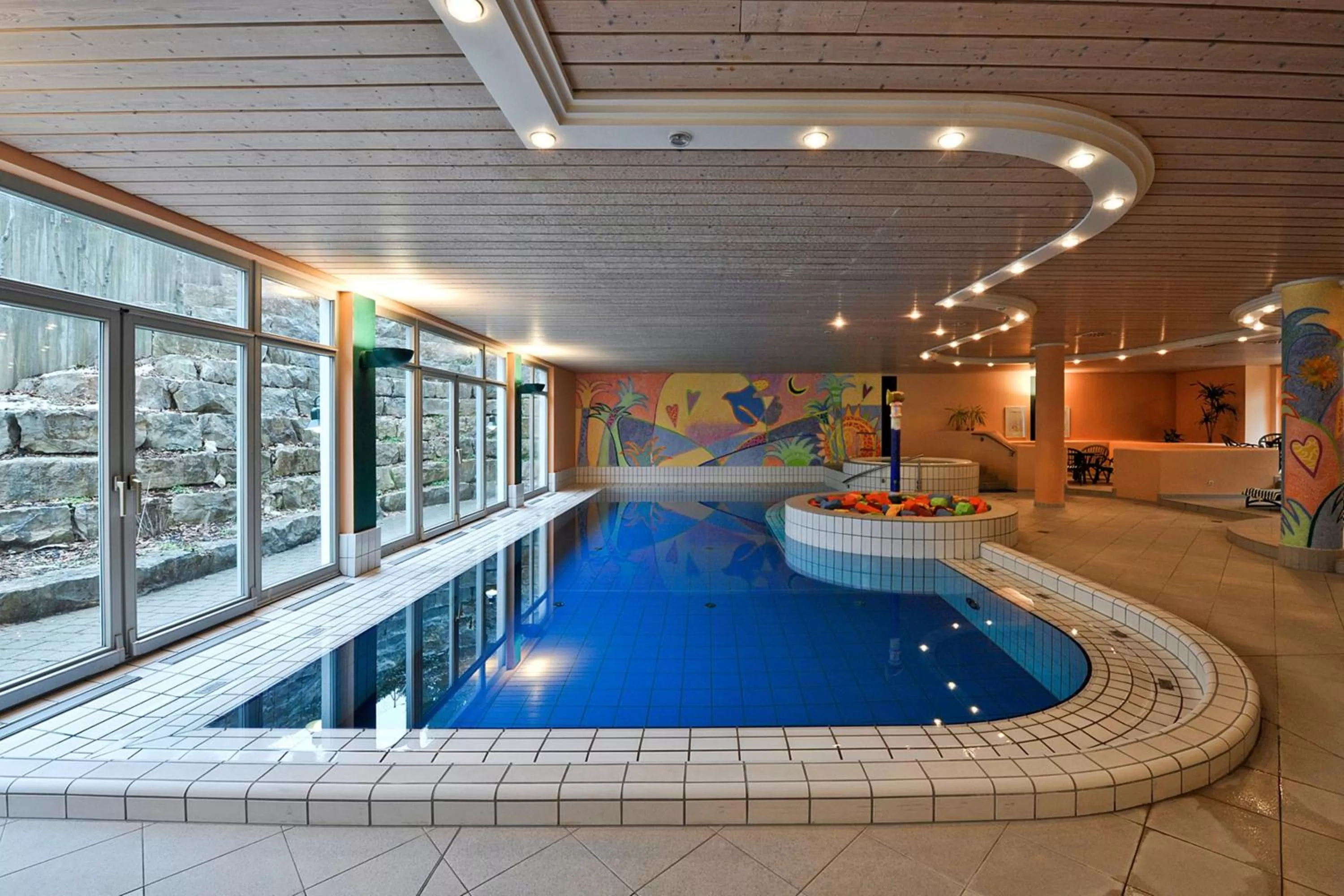 Swimming pool in Hotel Akazienhaus