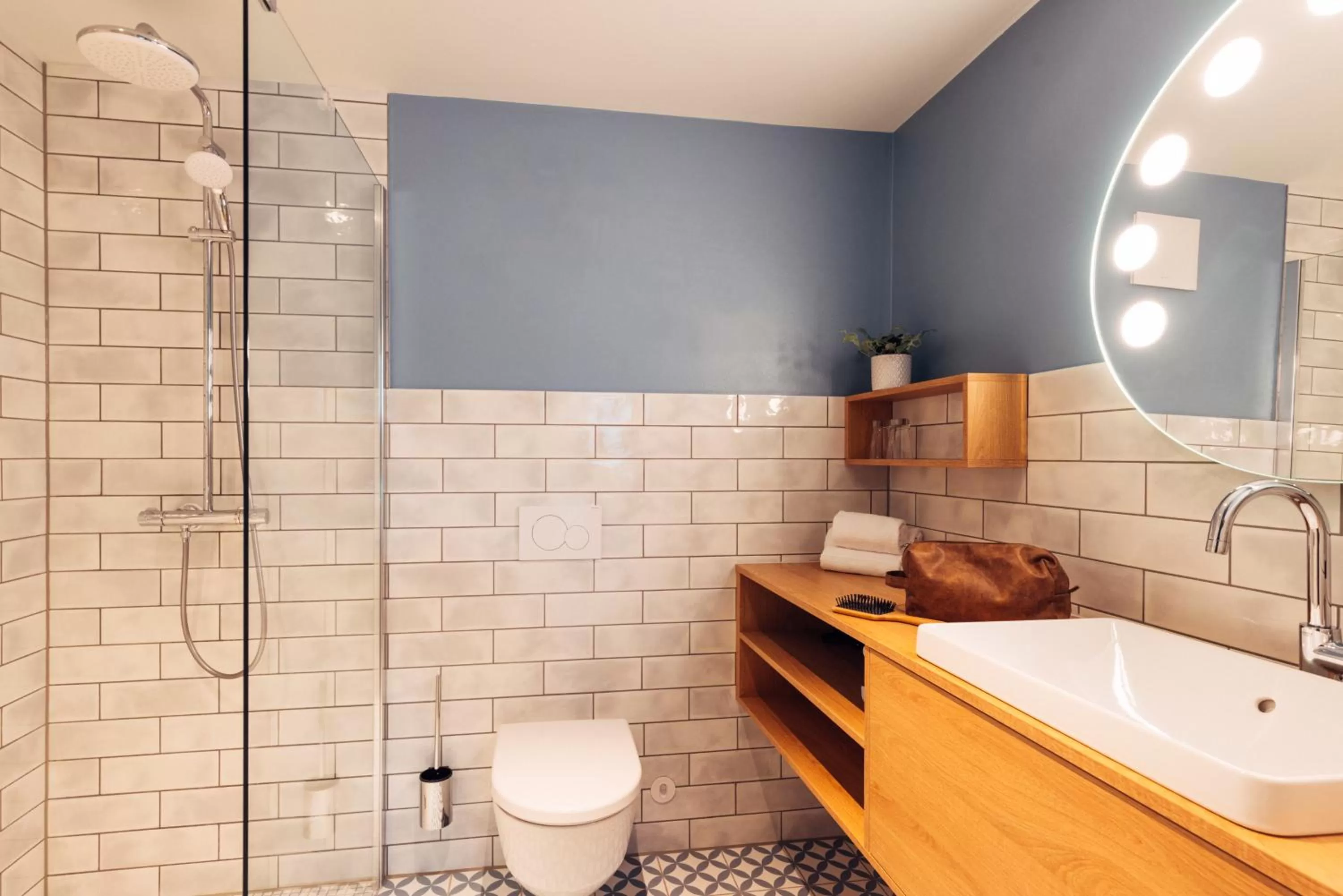 Bathroom in harry's home Berlin-Moabit hotel & apartments