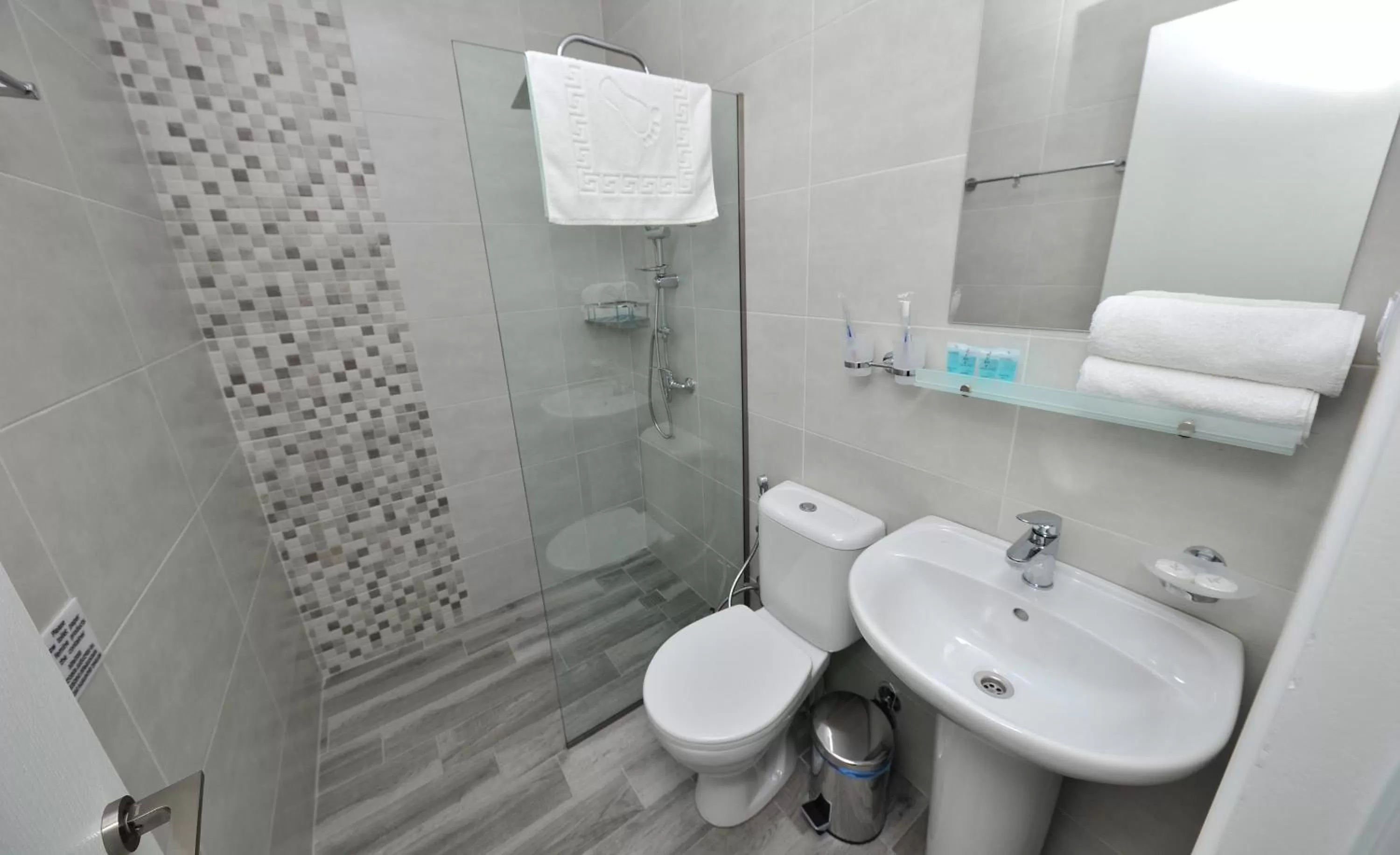 Shower in Boho Tiflis Hotel