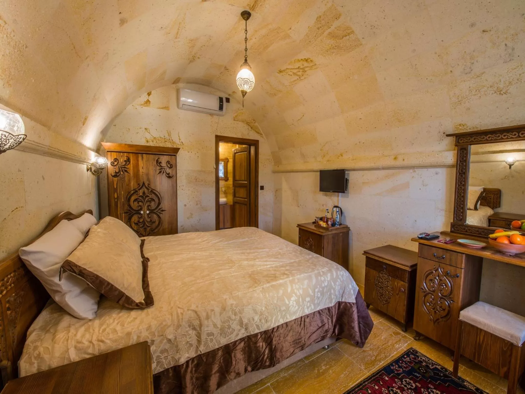 Bed in Lucky Cave Hotel Cappadocia