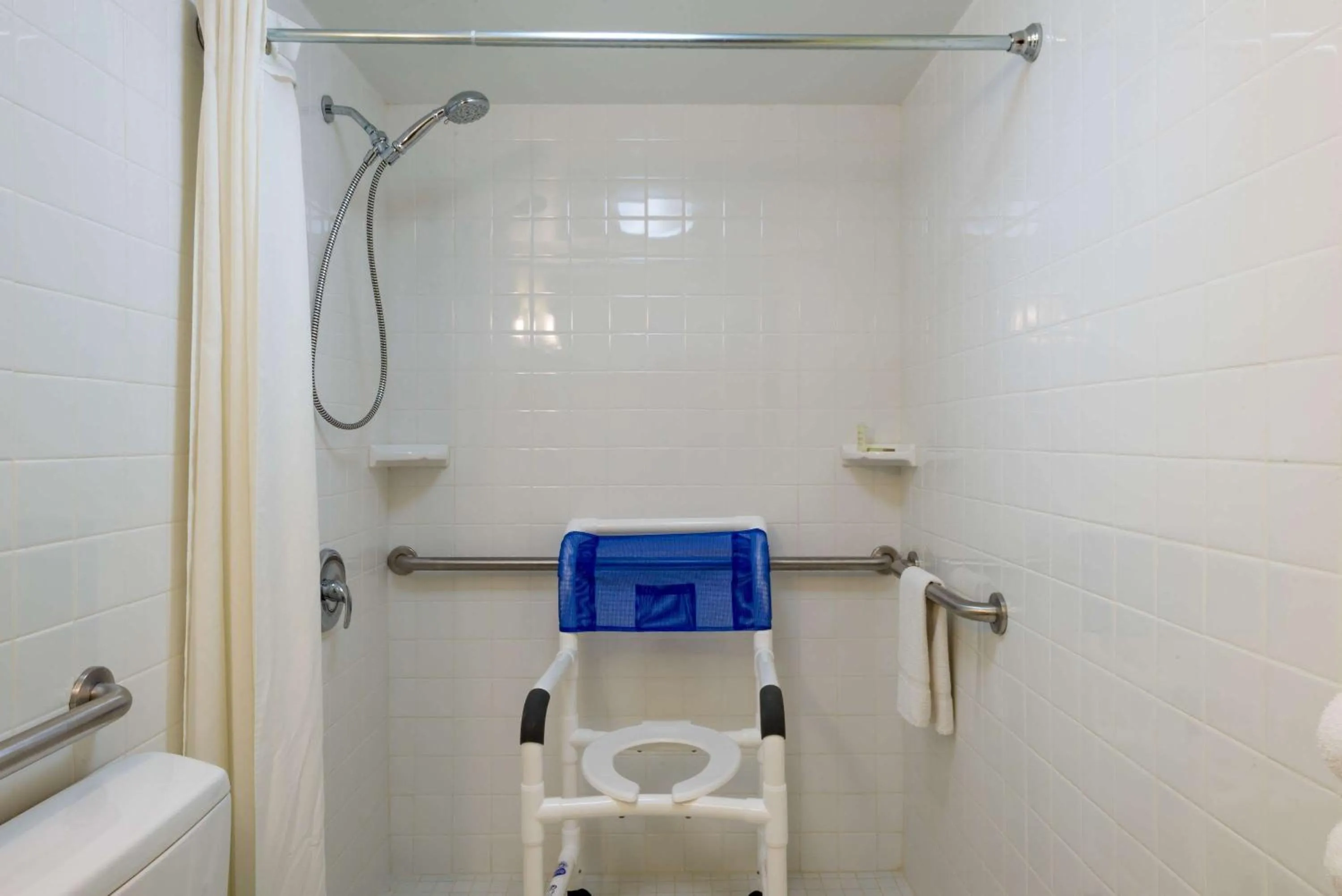 Bathroom in Super 8 by Wyndham White River Junction