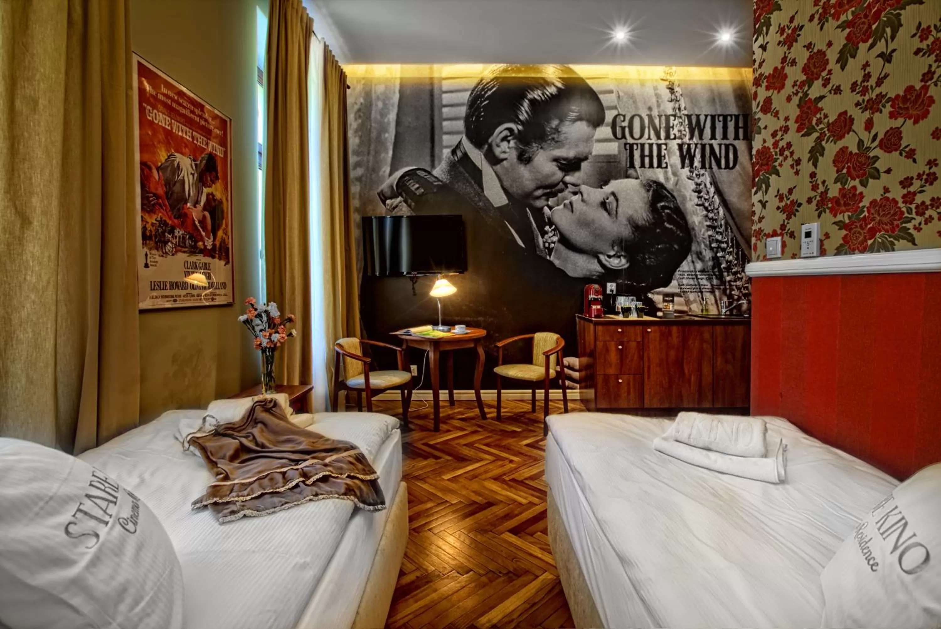 Bed in Stare Kino Cinema Residence