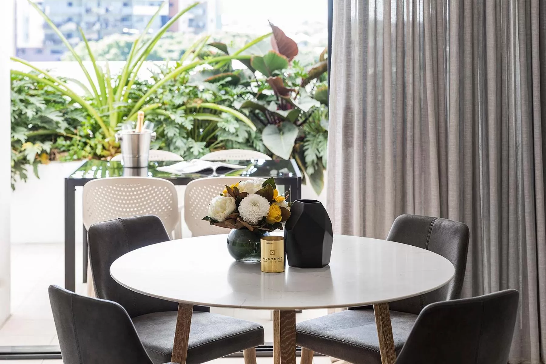 Patio in Alcyone Hotel Residences