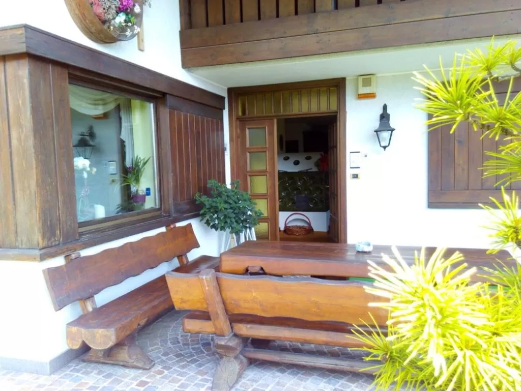 Patio in B&B Casa Bazzanella