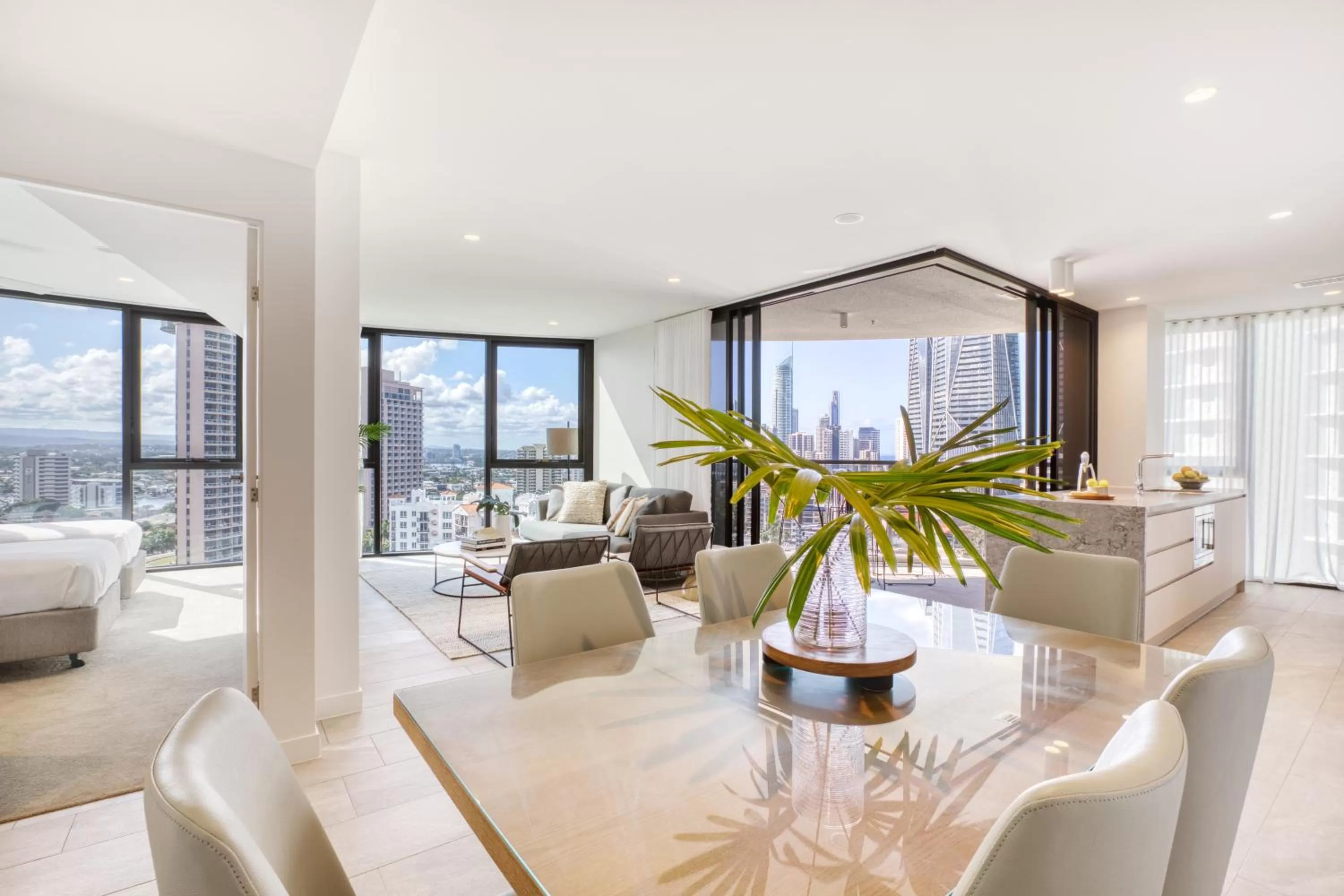 Living room in Vue Broadbeach - Official
