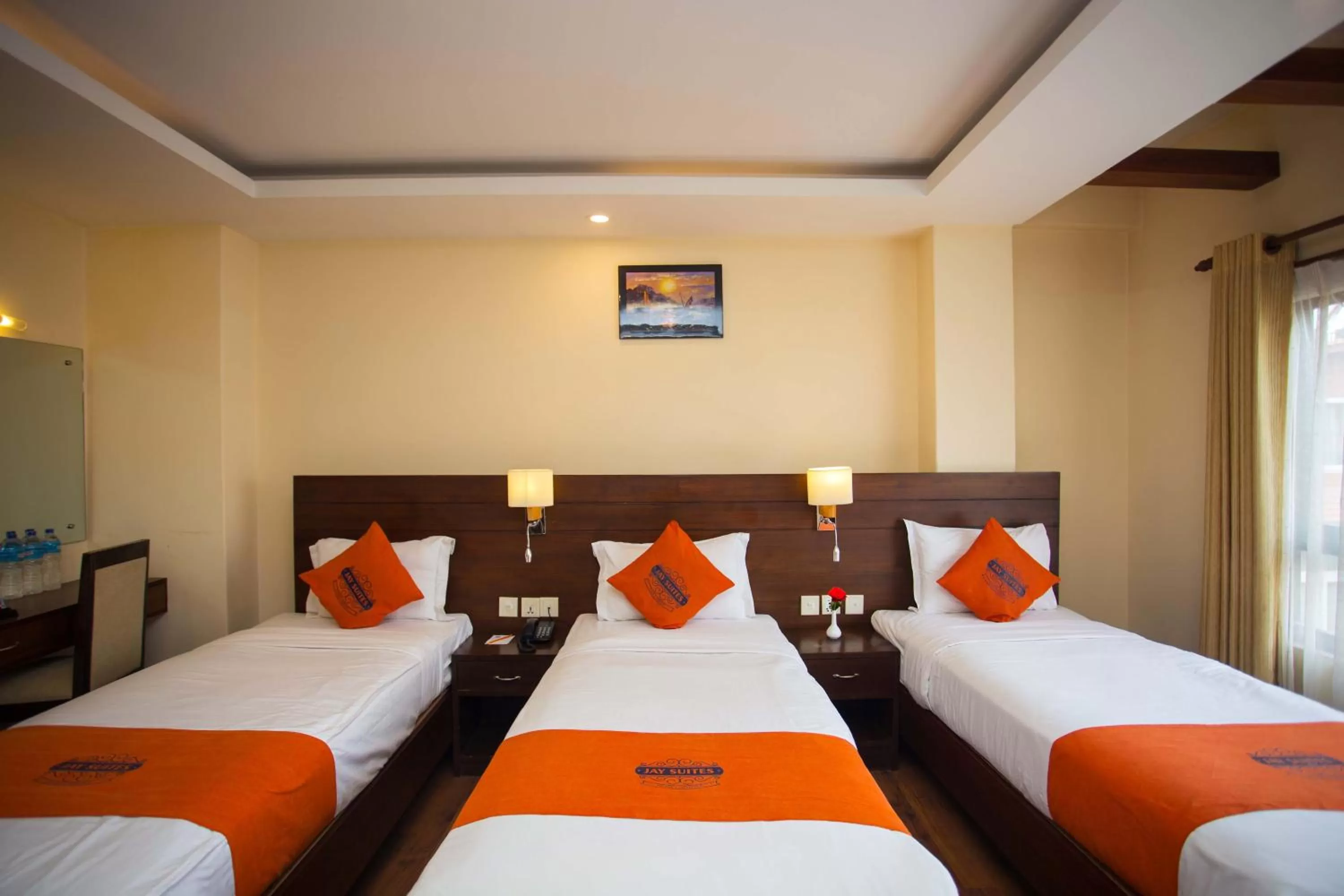 Photo of the whole room, Bed in Hotel Jay Suites