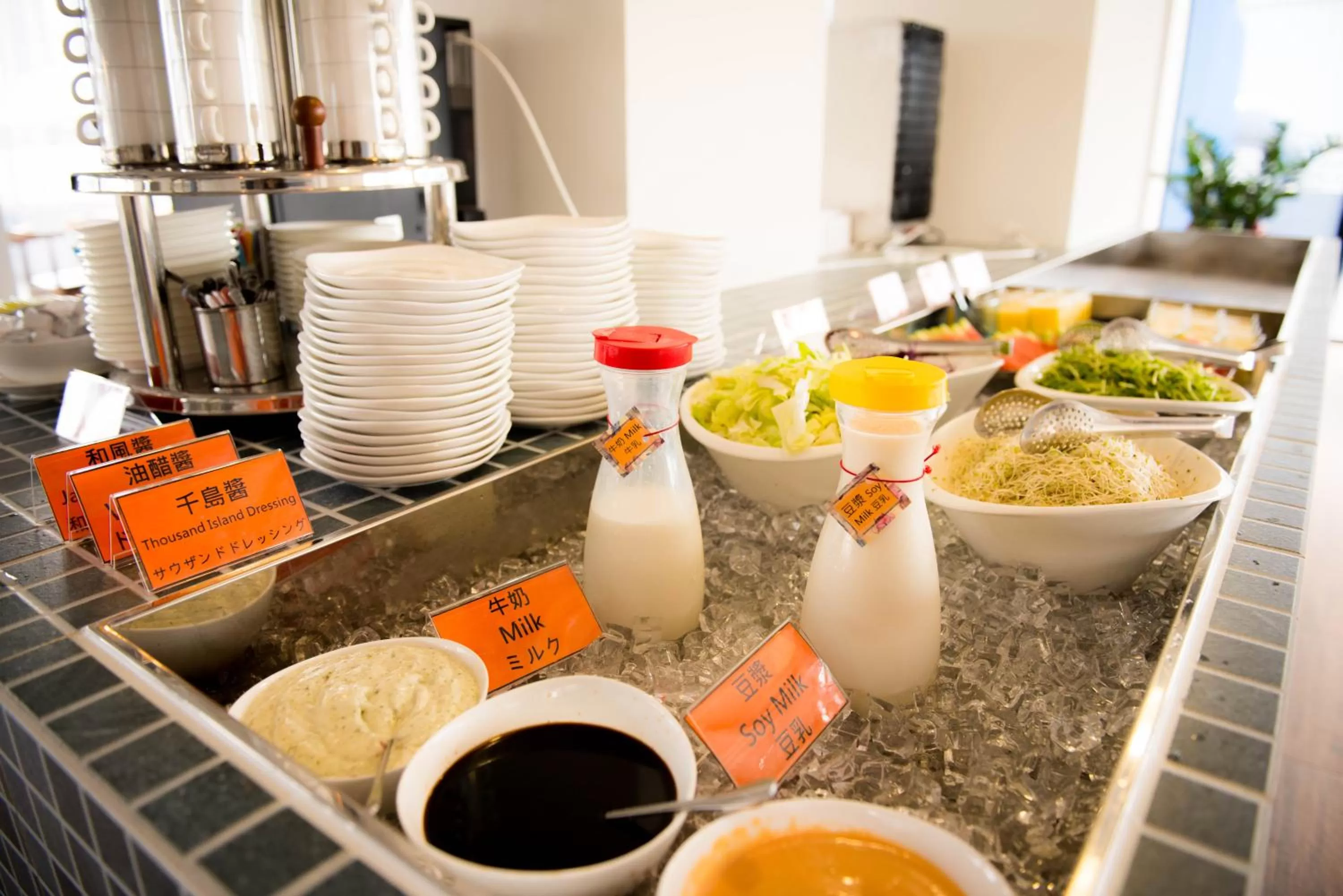 Buffet breakfast in Legend Hotel Kaohsiung Pier2