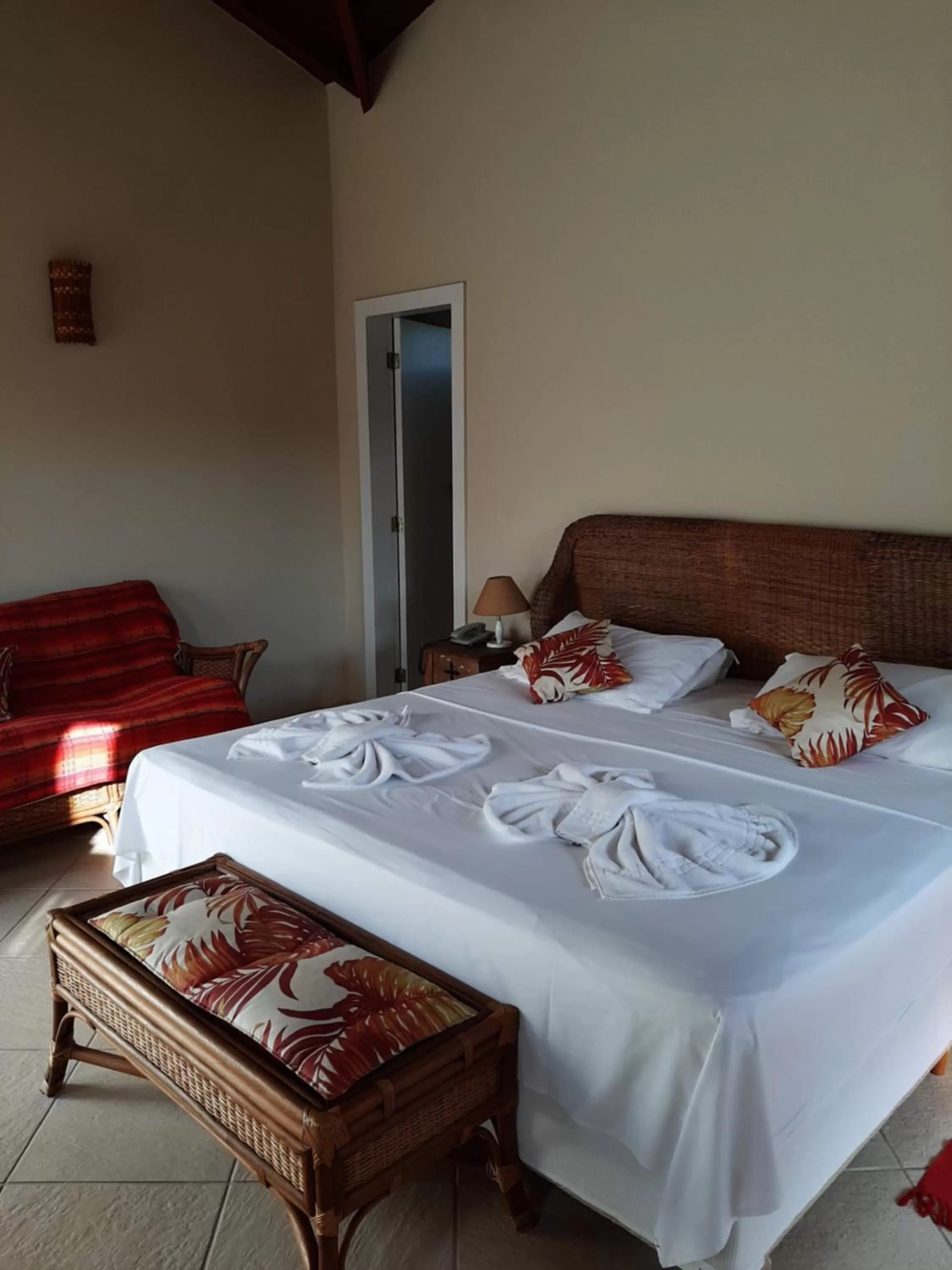 Bed in Pousada Pomar Paraty