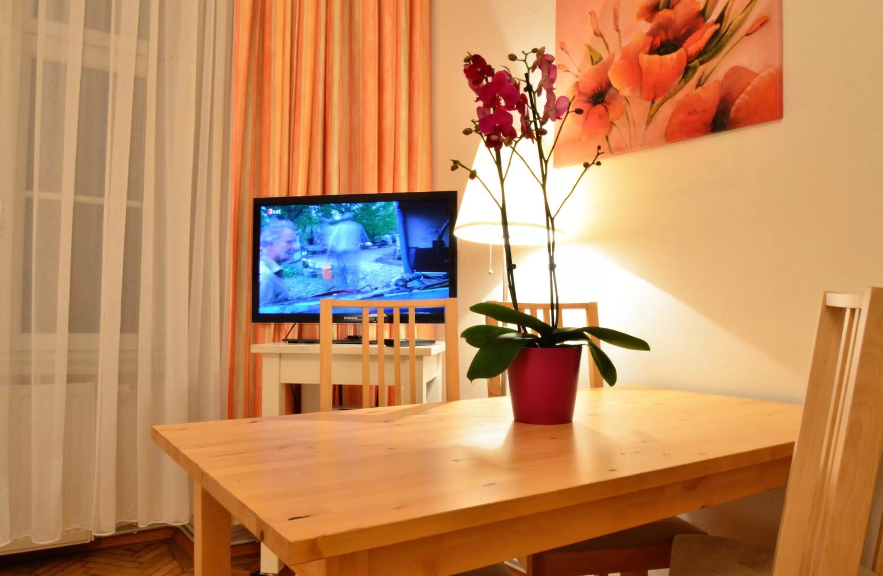 TV and multimedia in AJO Apartments - Messe City Flat - Self-Check-in