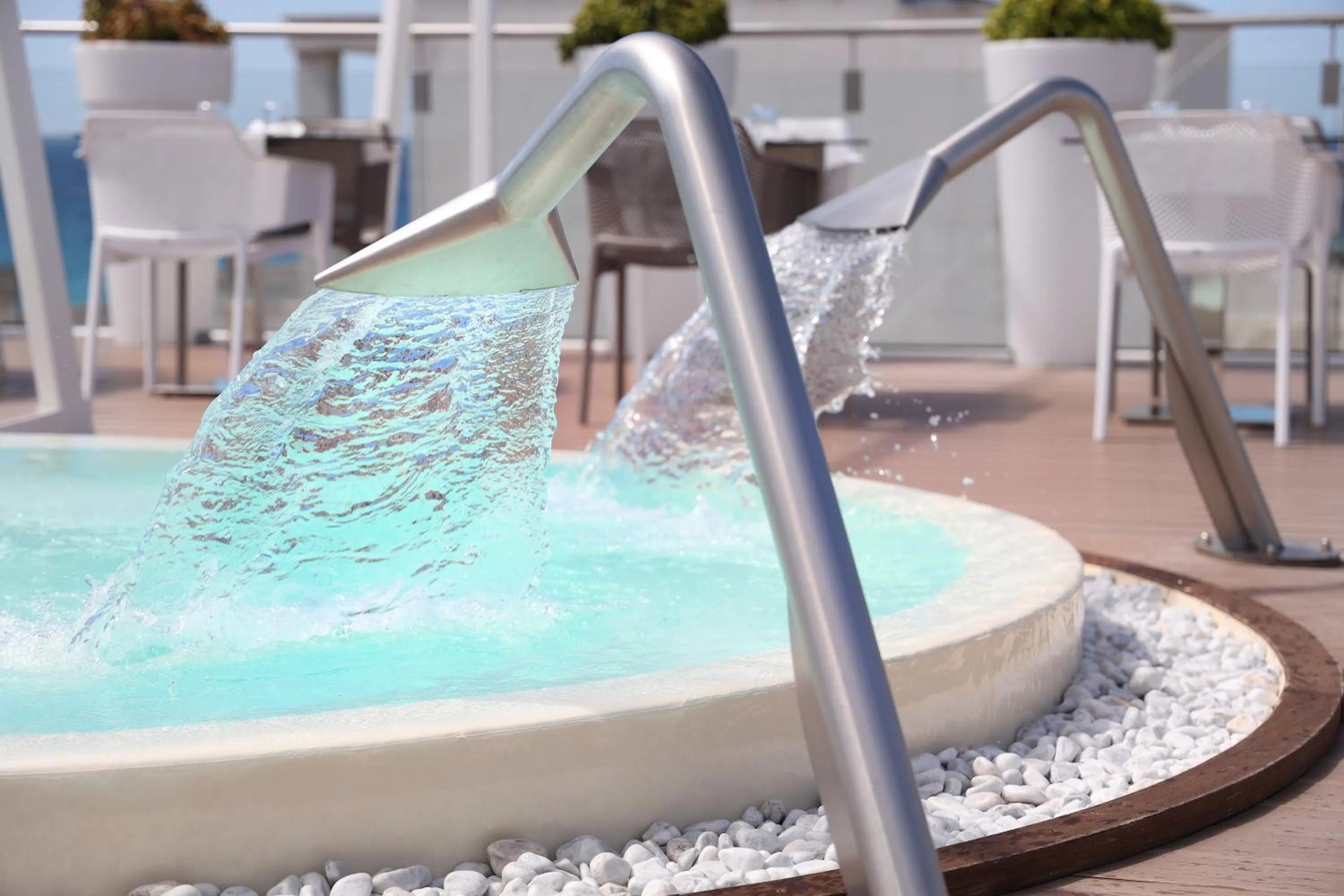 Swimming pool in M&F Hotel