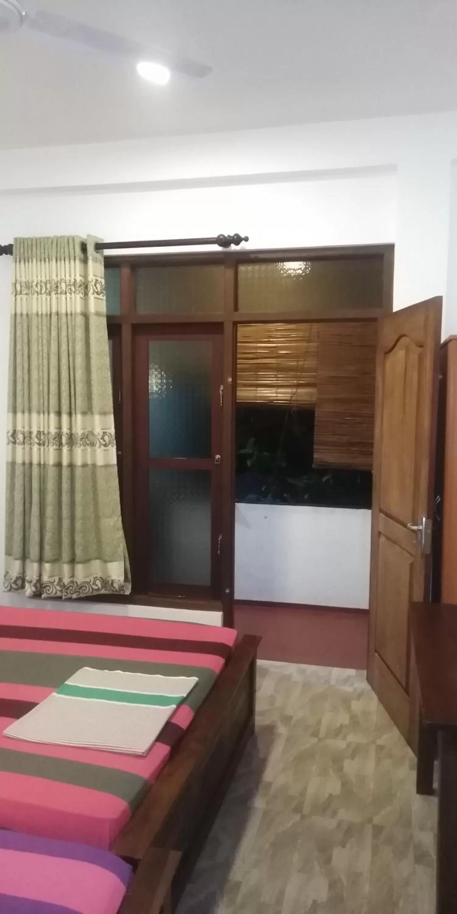 Bed in Pearl Resort Mirissa