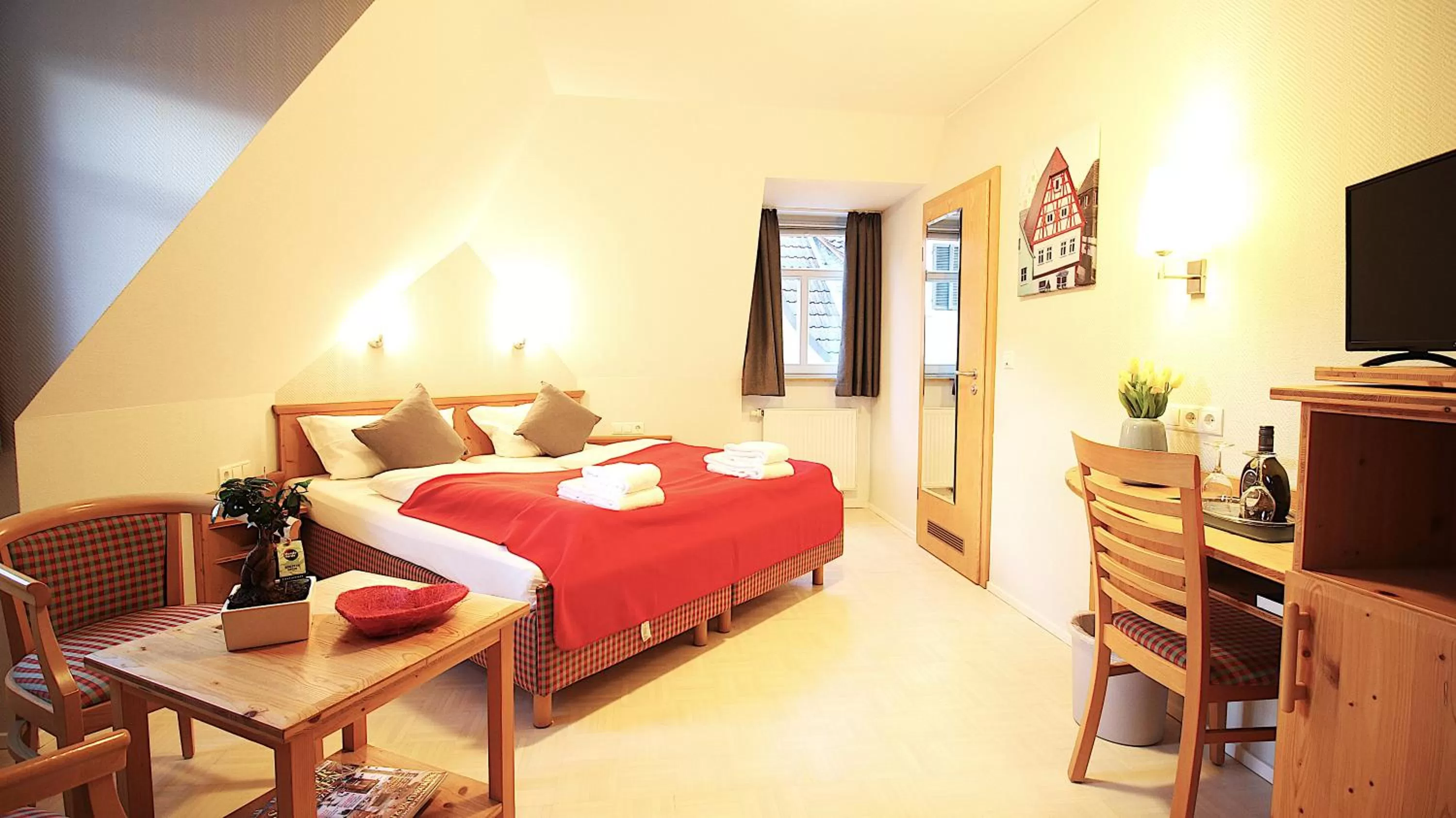 Bed in Aparthotel Alte Schmiede Dettelbach