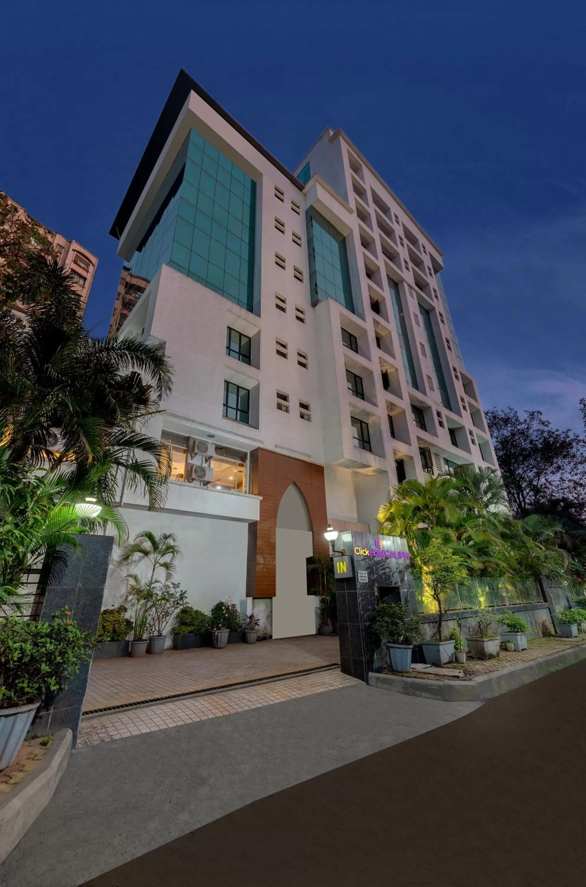 Facade/entrance, Property Building in Click Hotel Caliph, Mumbai