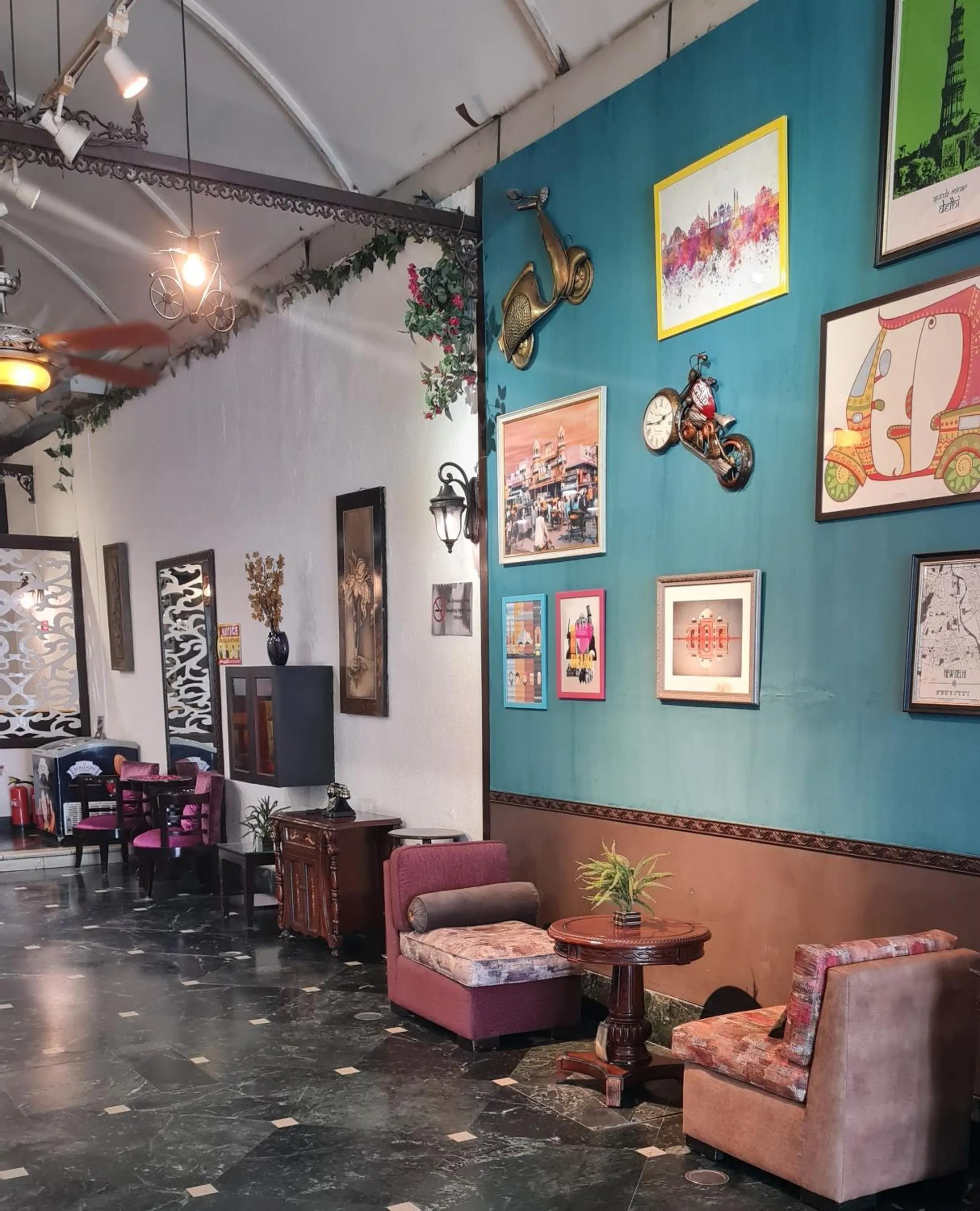 Lobby or reception in Hotel Diplomat Residency