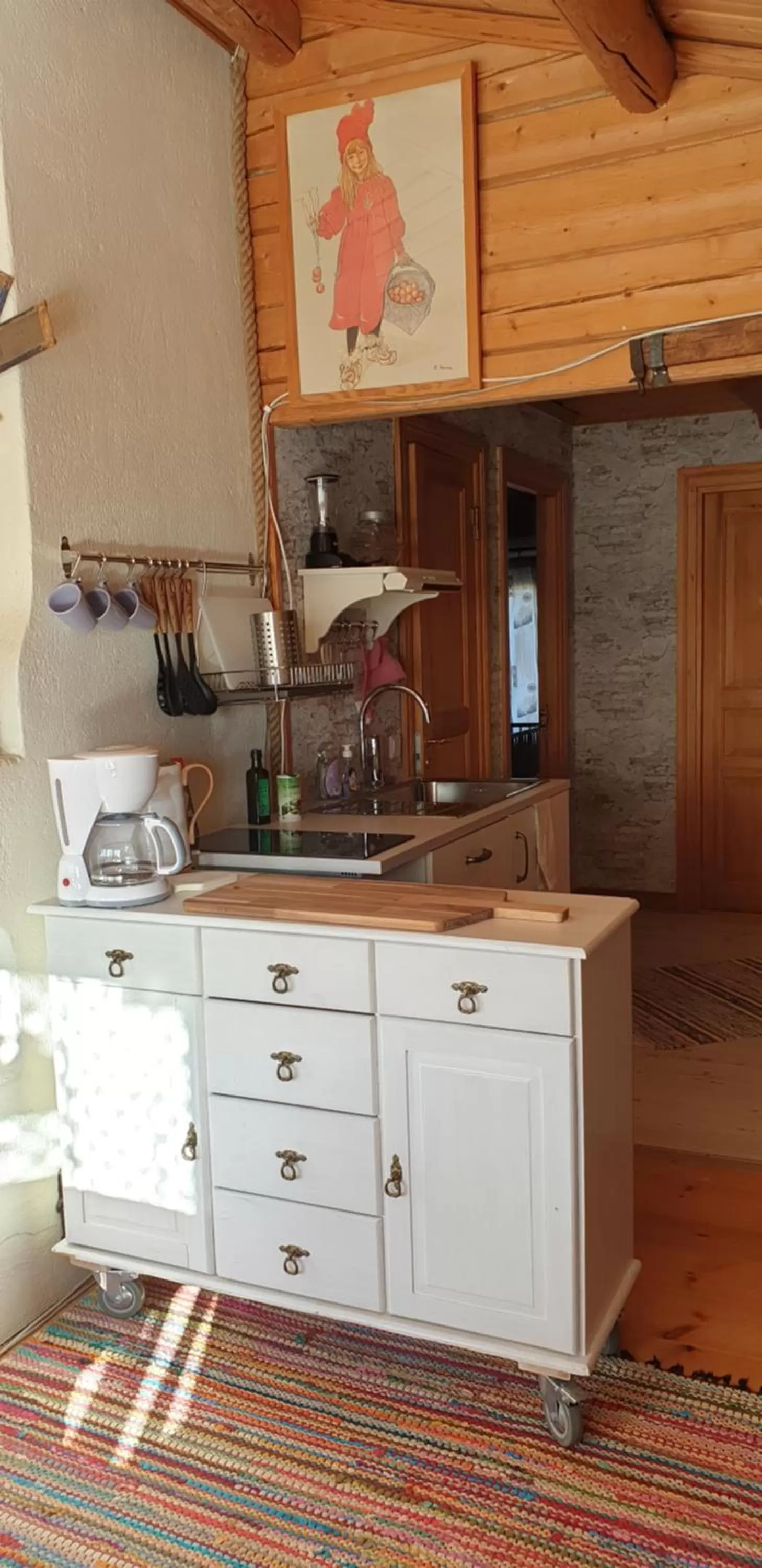 Kitchen or kitchenette in Woodstock B&B & Studio Apartments