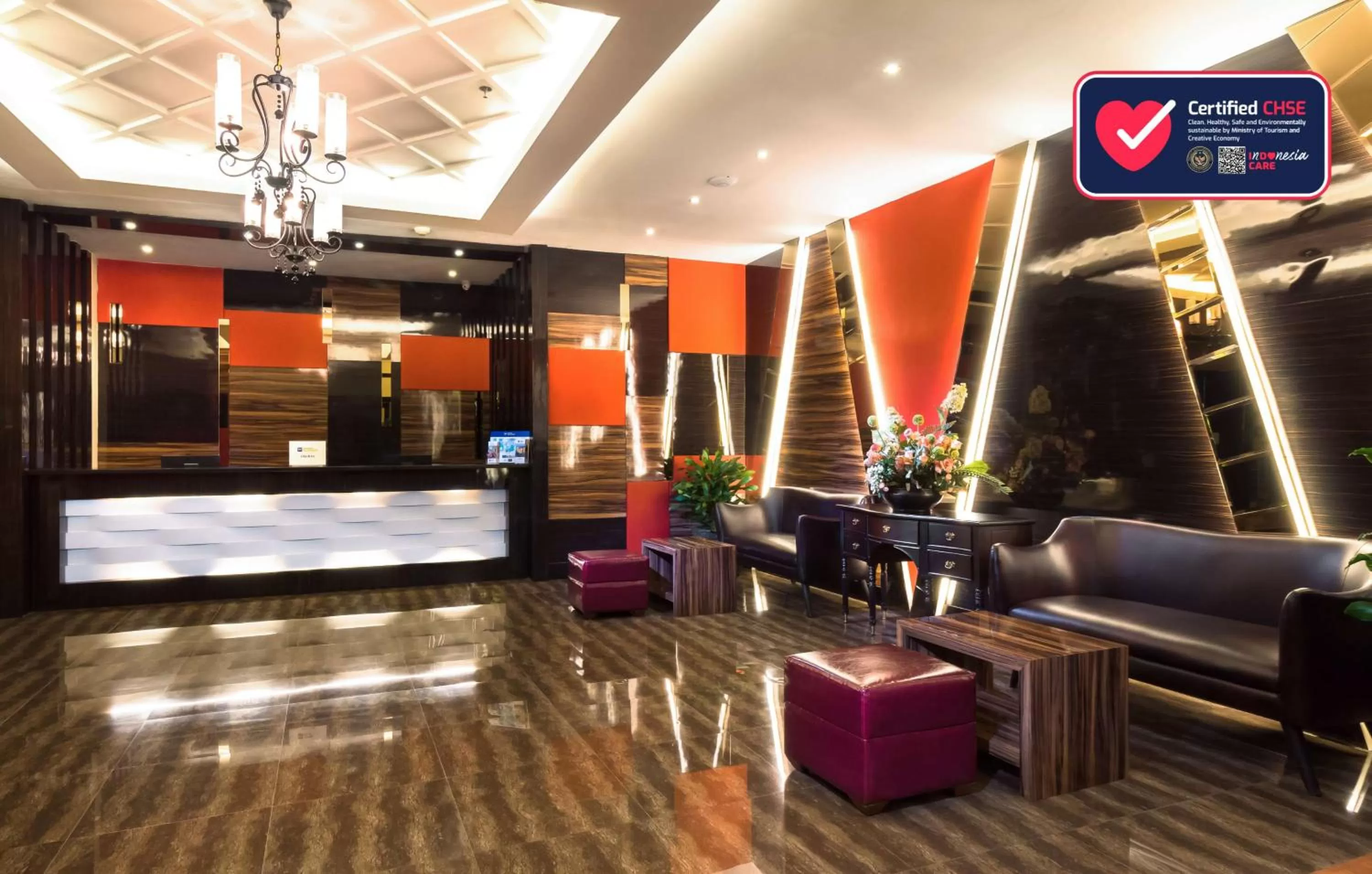 Lobby or reception in Best Western Senayan