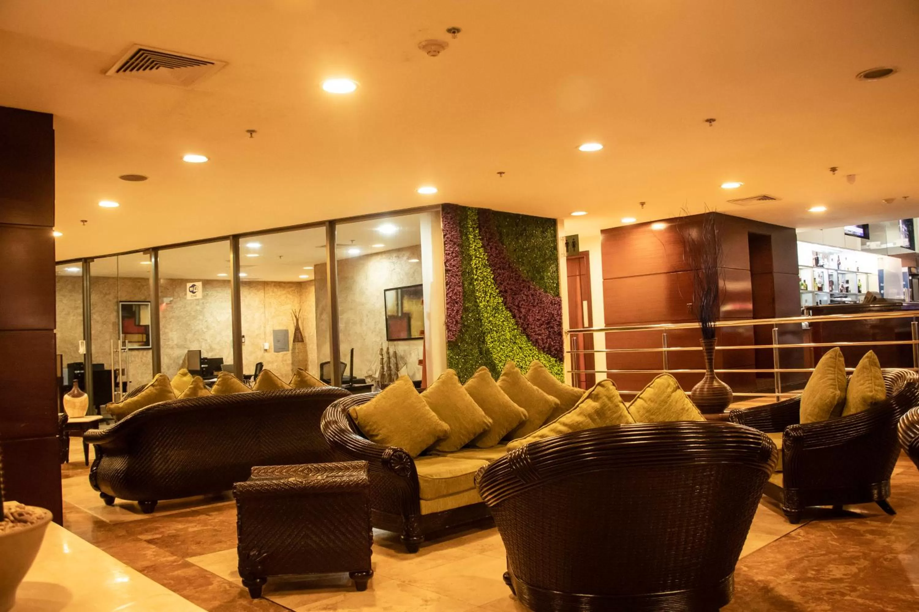 Seating area in Radisson Colon 2,000 Hotel & Casino