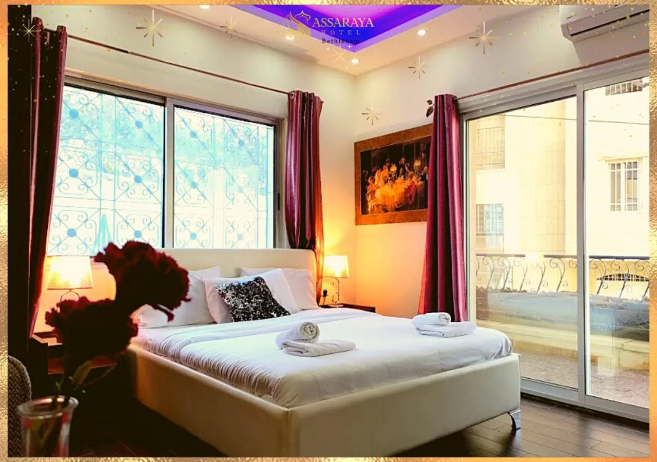 Bed in Assaraya Palace Hotel