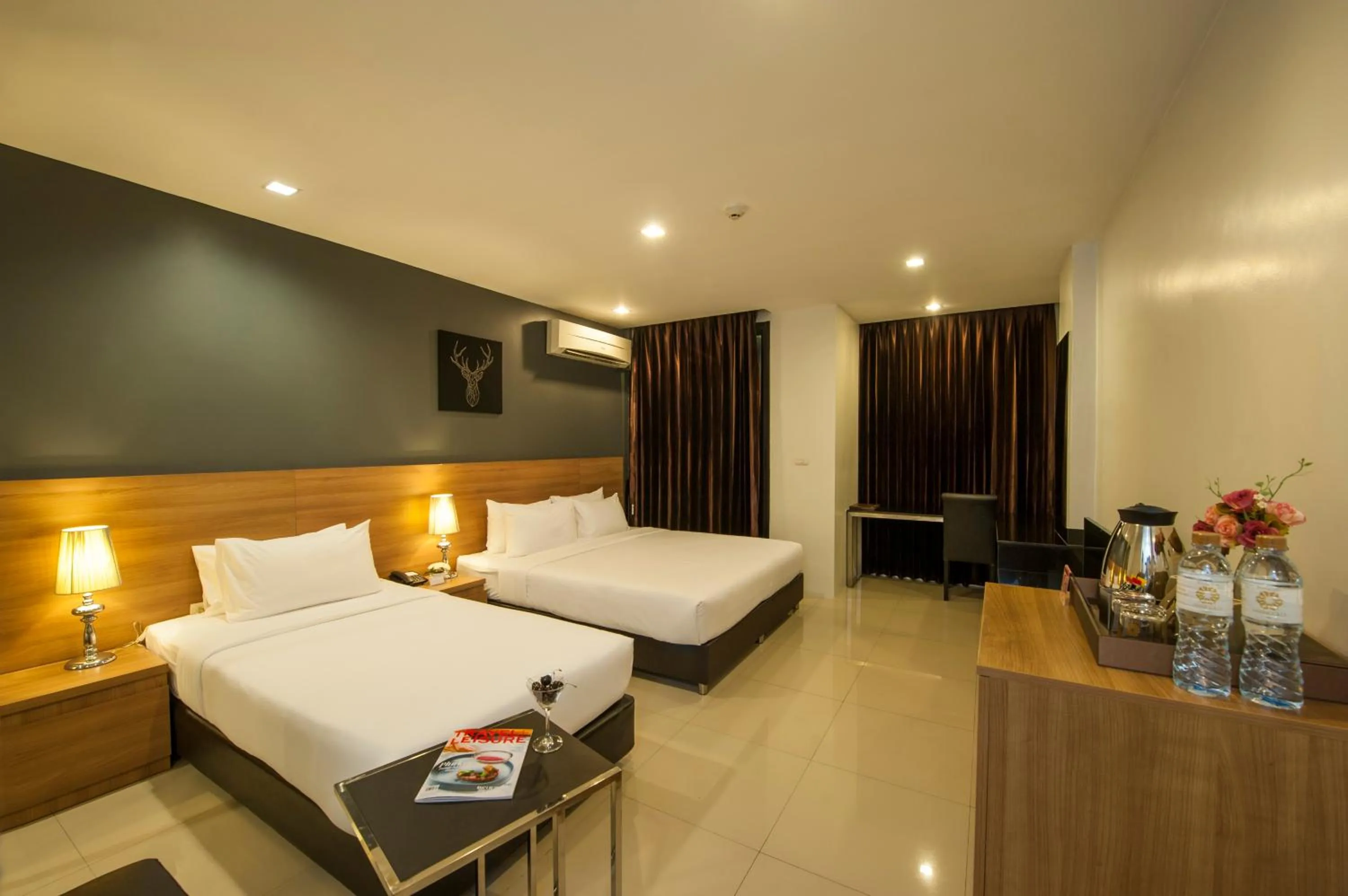 Bedroom, Bed in Marigold Sukhumvit - Free Shuttle to BTS Bearing Station