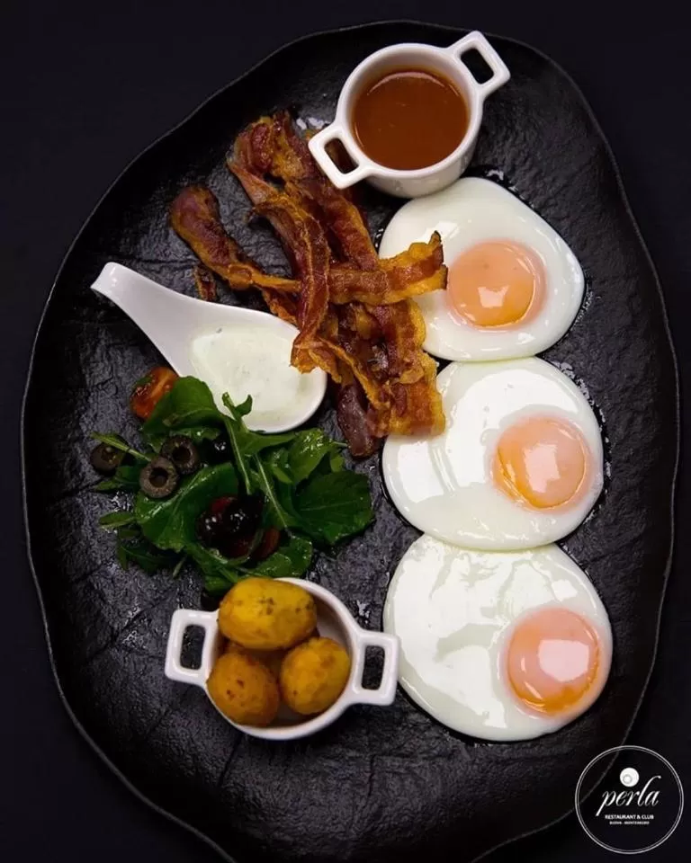 Breakfast, Food in Apartments PERLA Budva