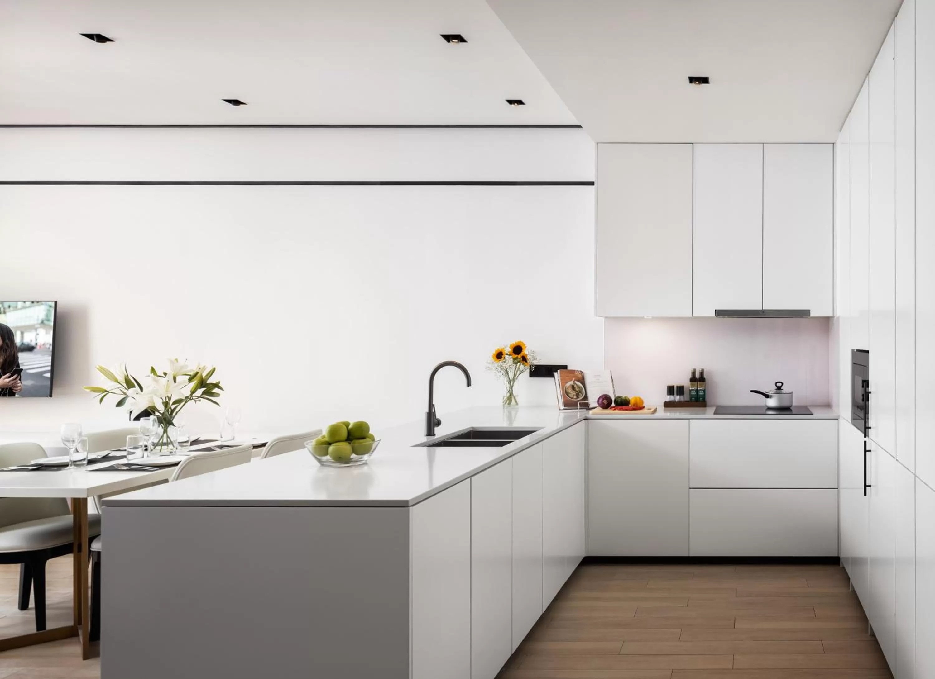 Kitchen or kitchenette in Citadines Flatiron Phnom Penh