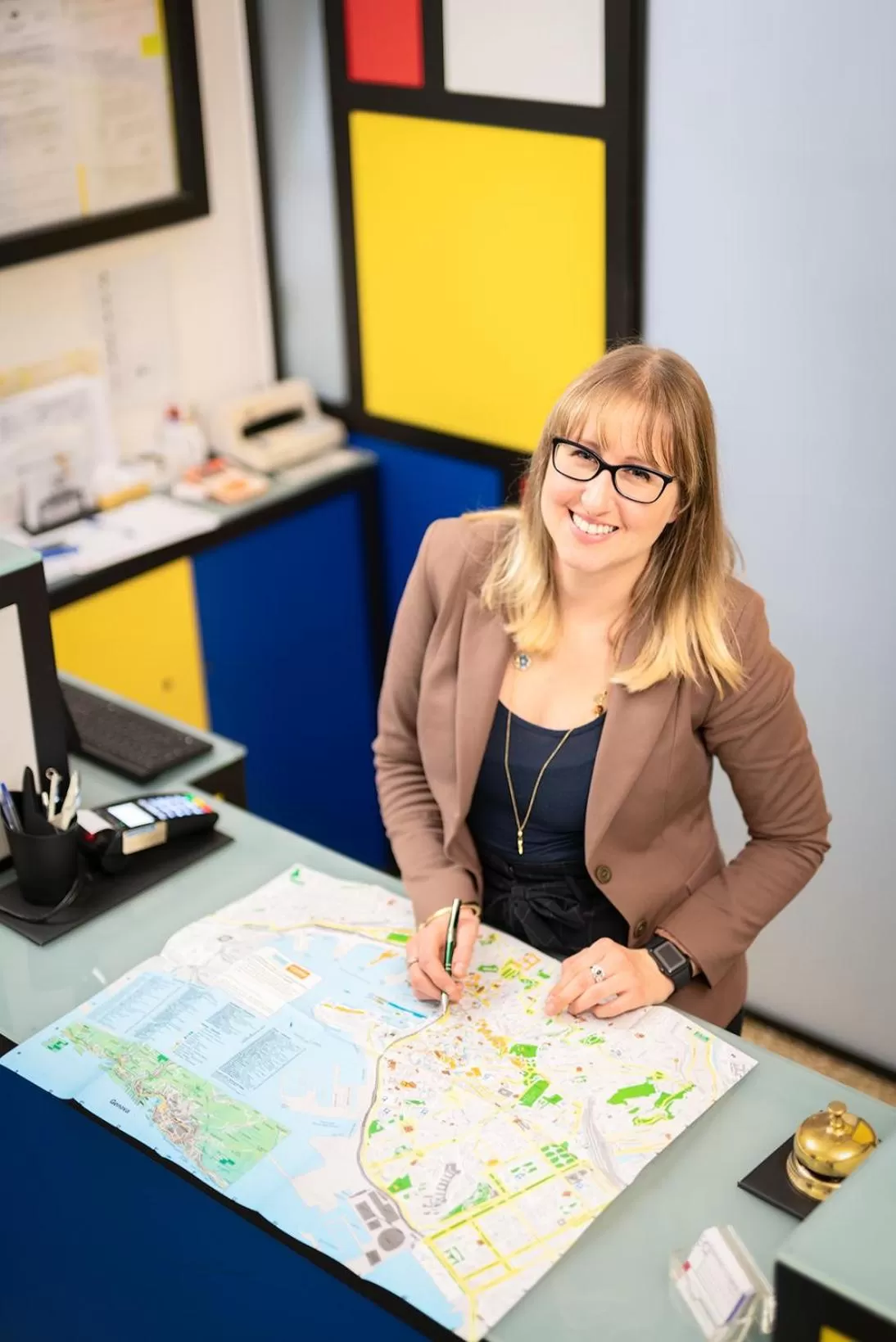 Lobby or reception in Hotel Cairoli