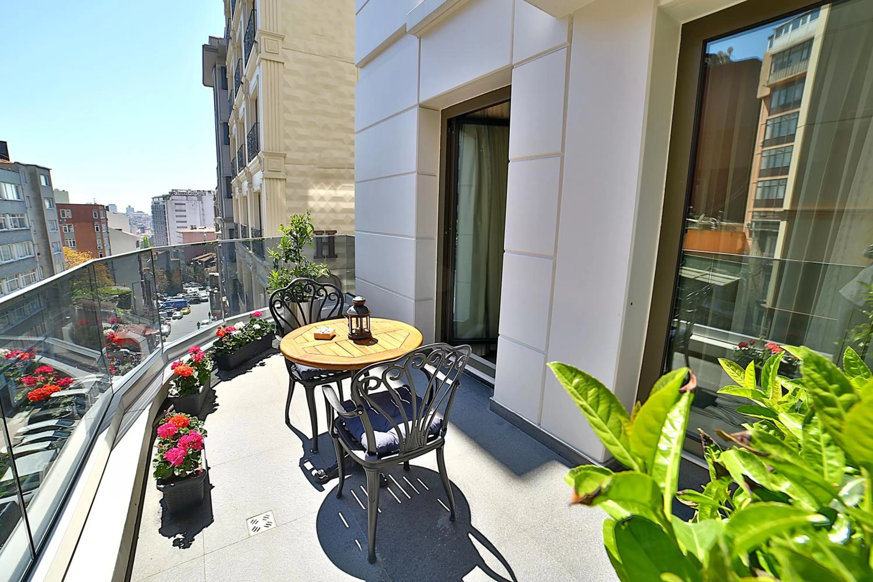 Balcony/Terrace in Adelmar Hotel Istanbul Sisli