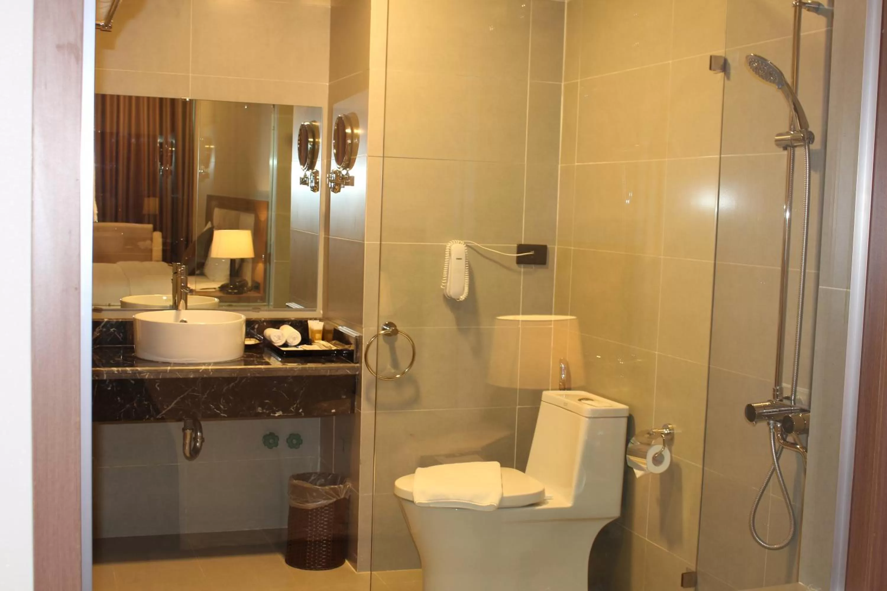 Shower in Muong Thanh Grand Tuyen Quang Hotel