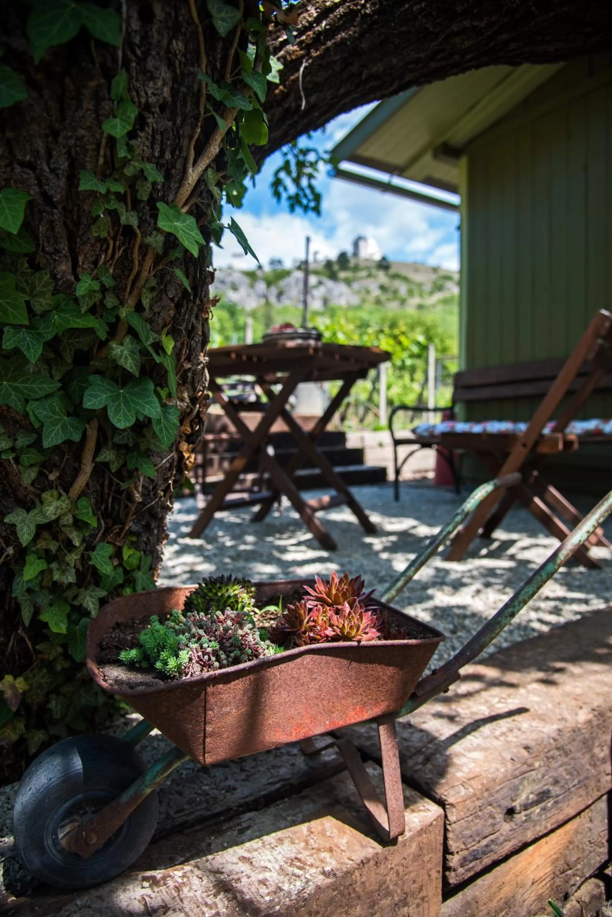 Patio in Boutique Hotel Golf Garni