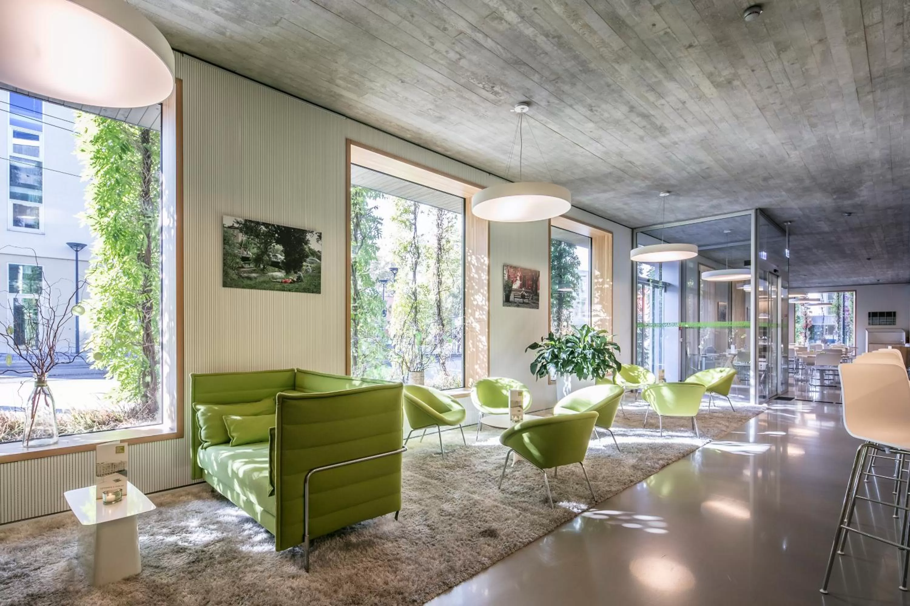 Lounge or bar in Green City Hotel Vauban
