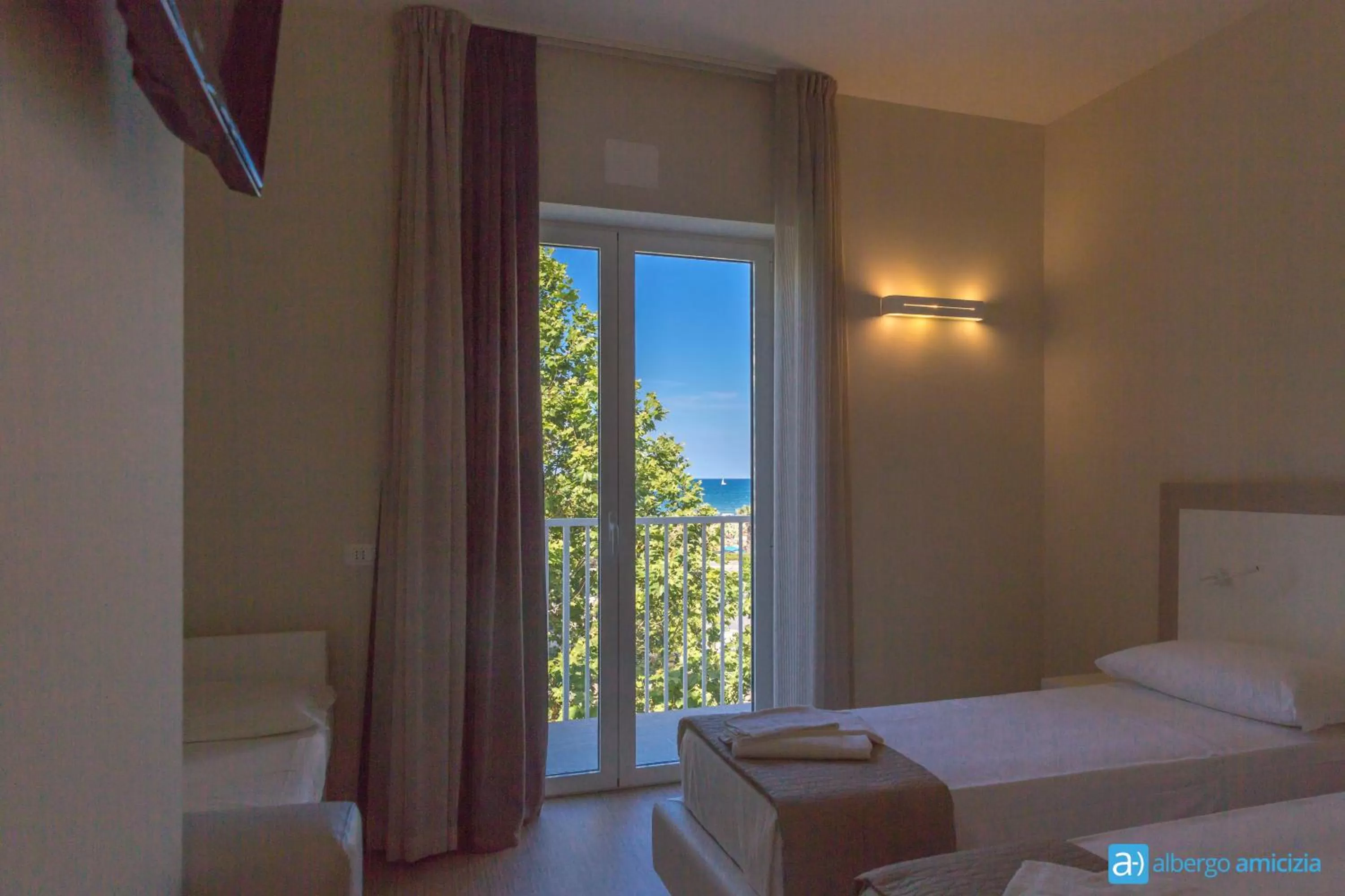 Photo of the whole room, Bed in Hotel Amicizia