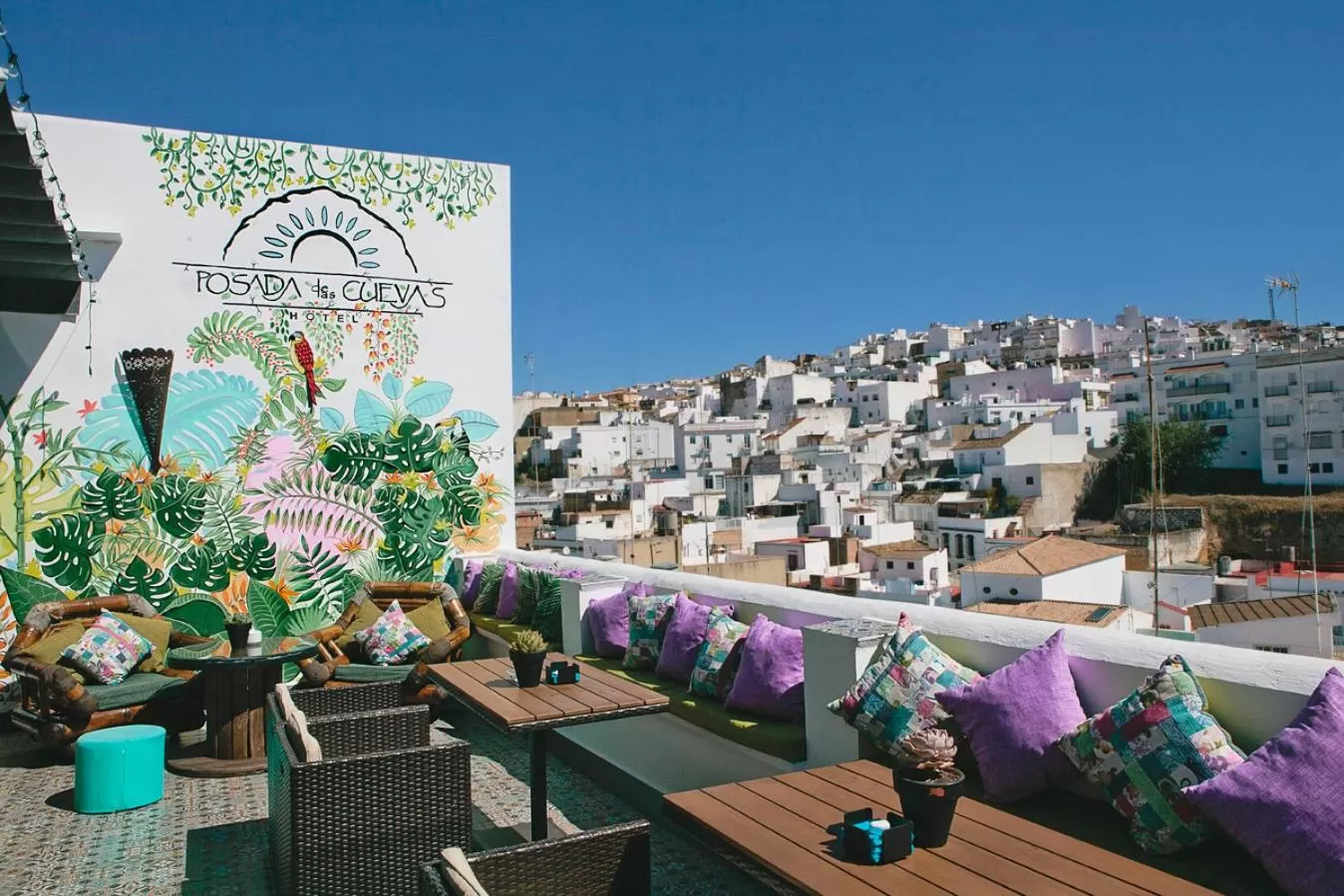 Balcony/Terrace in Hotel Posada de las Cuevas