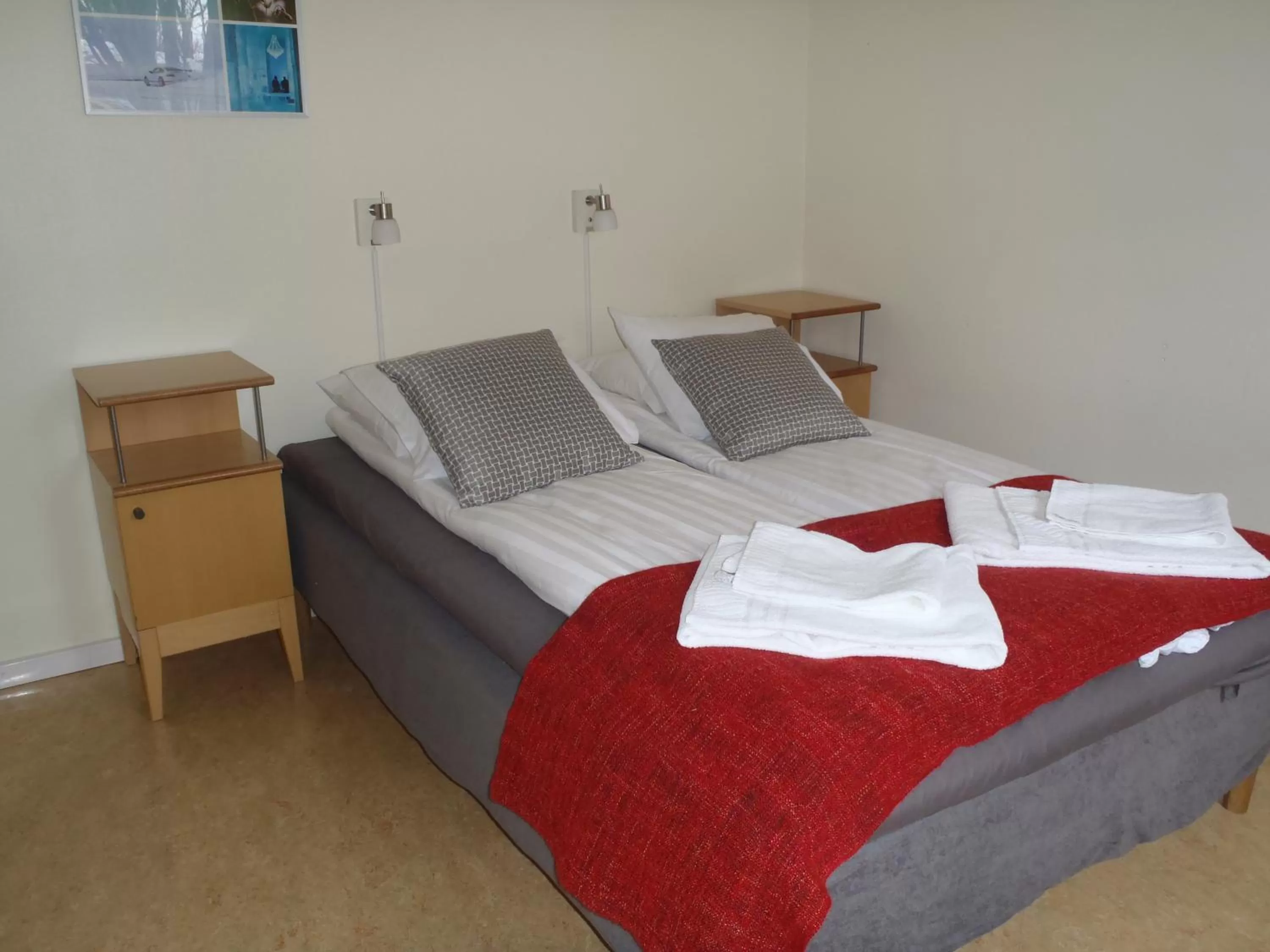 Bed in STF Malmfältens Folkhögskola