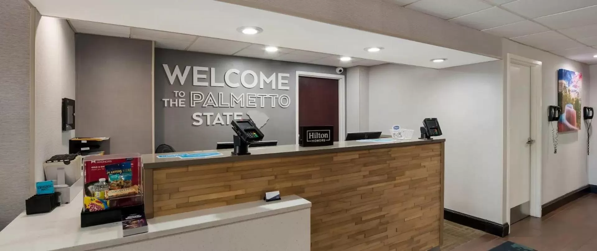 Lobby or reception in Hampton Inn Columbia-I-26 Airport